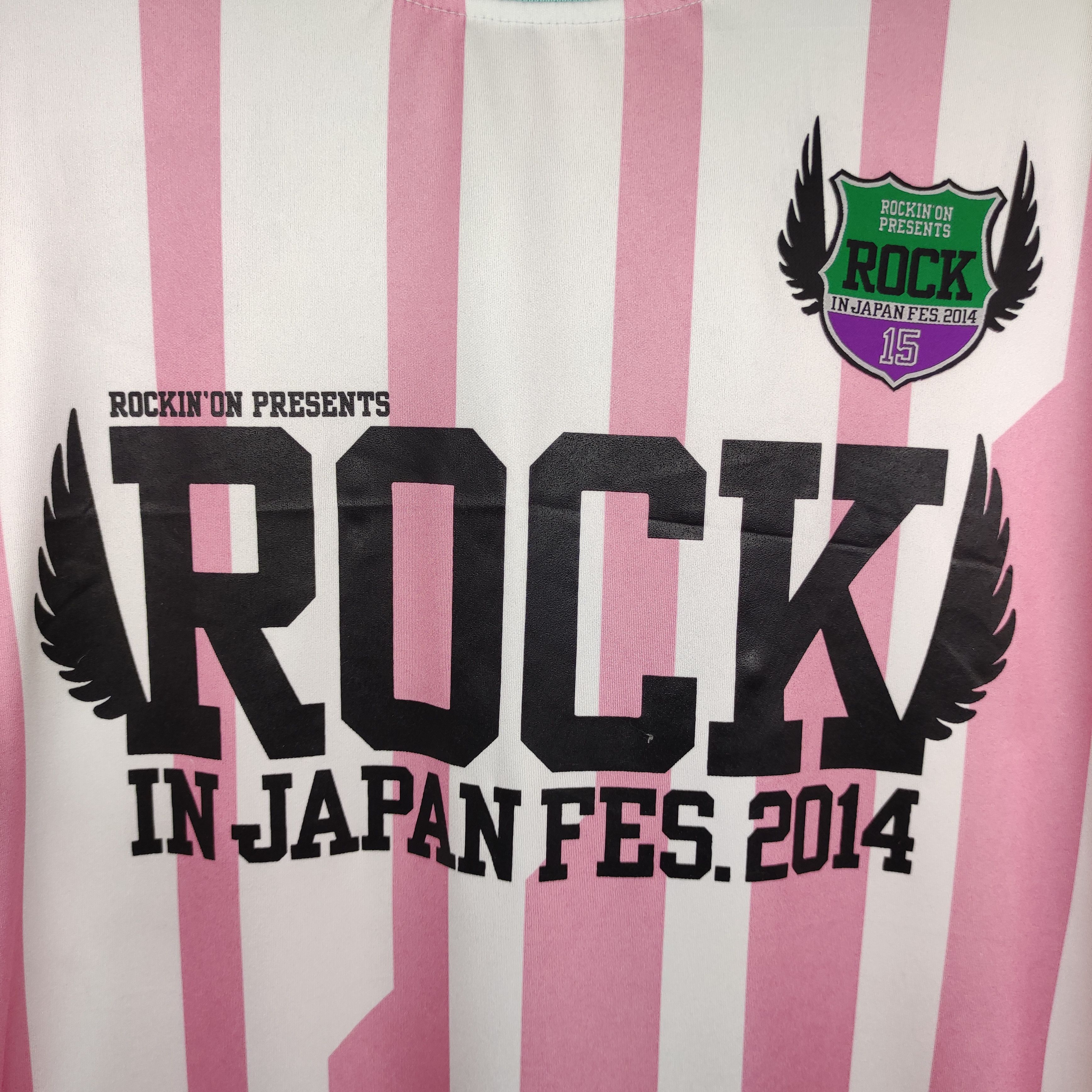Japanese Brand Japanese Rock In Japan Fes Tour 2014 Jersey Size US M / EU 48-50 / 2 - 5 Thumbnail