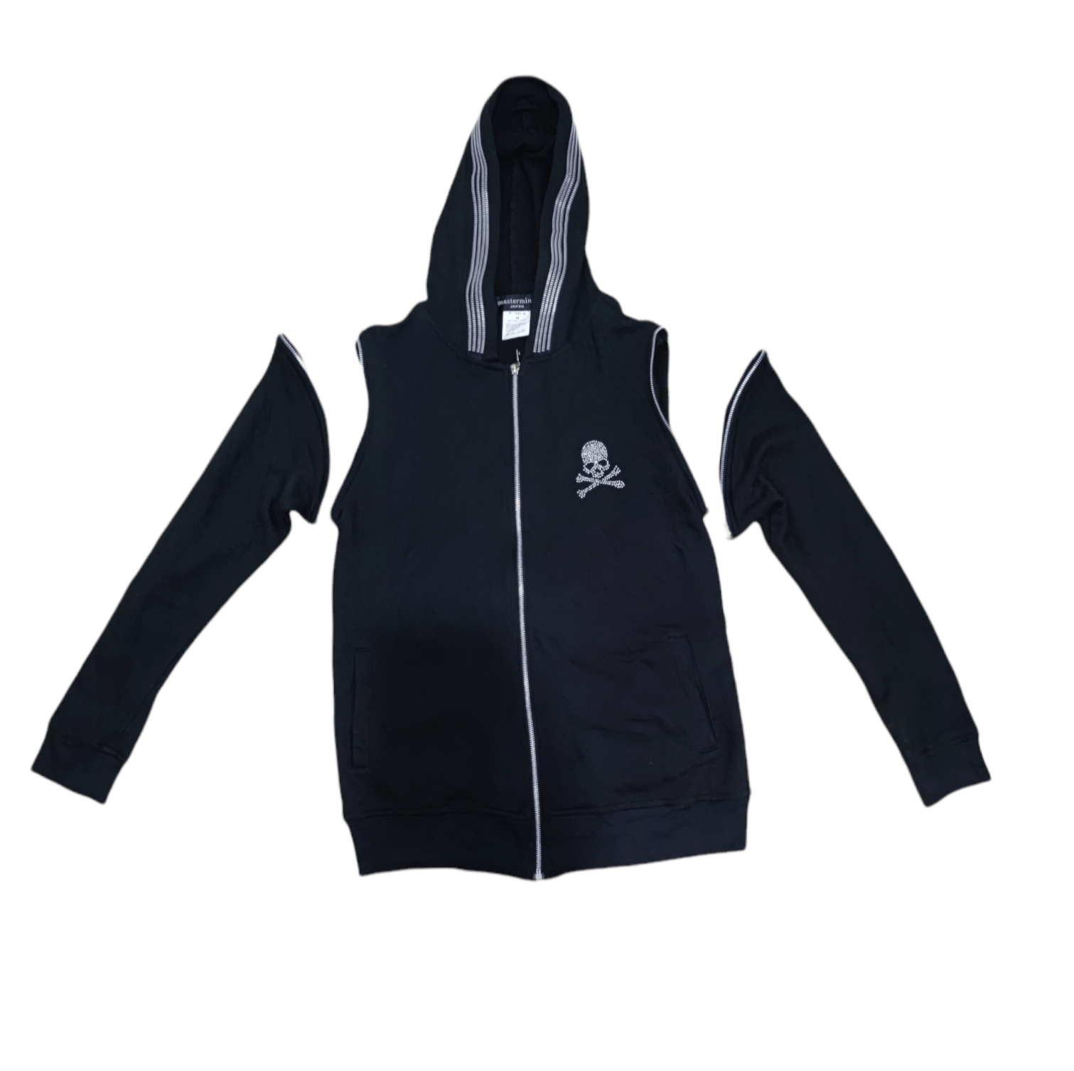 Mastermind Japan Gray Destroyed Hoodie FW17 Prologue I | Grailed