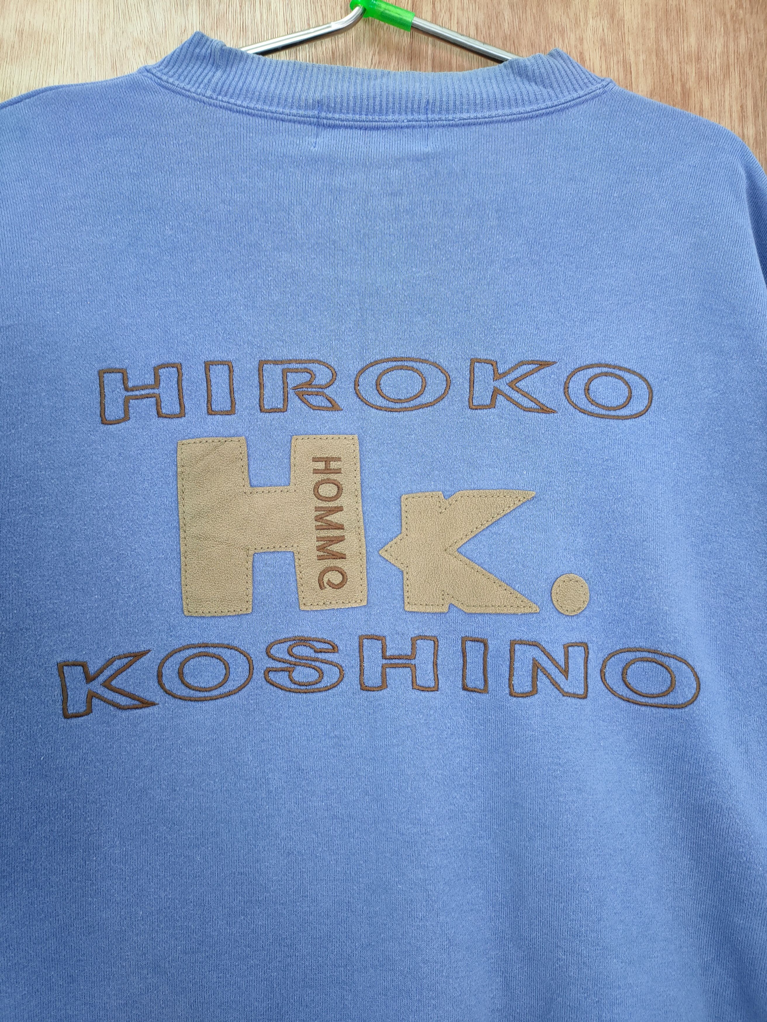 Hiroko Koshino Homme DLL Hiroko Koshino Homme big logo sweatshirt Japan #621T Size US M / EU 48-50 / 2 - 4 Thumbnail