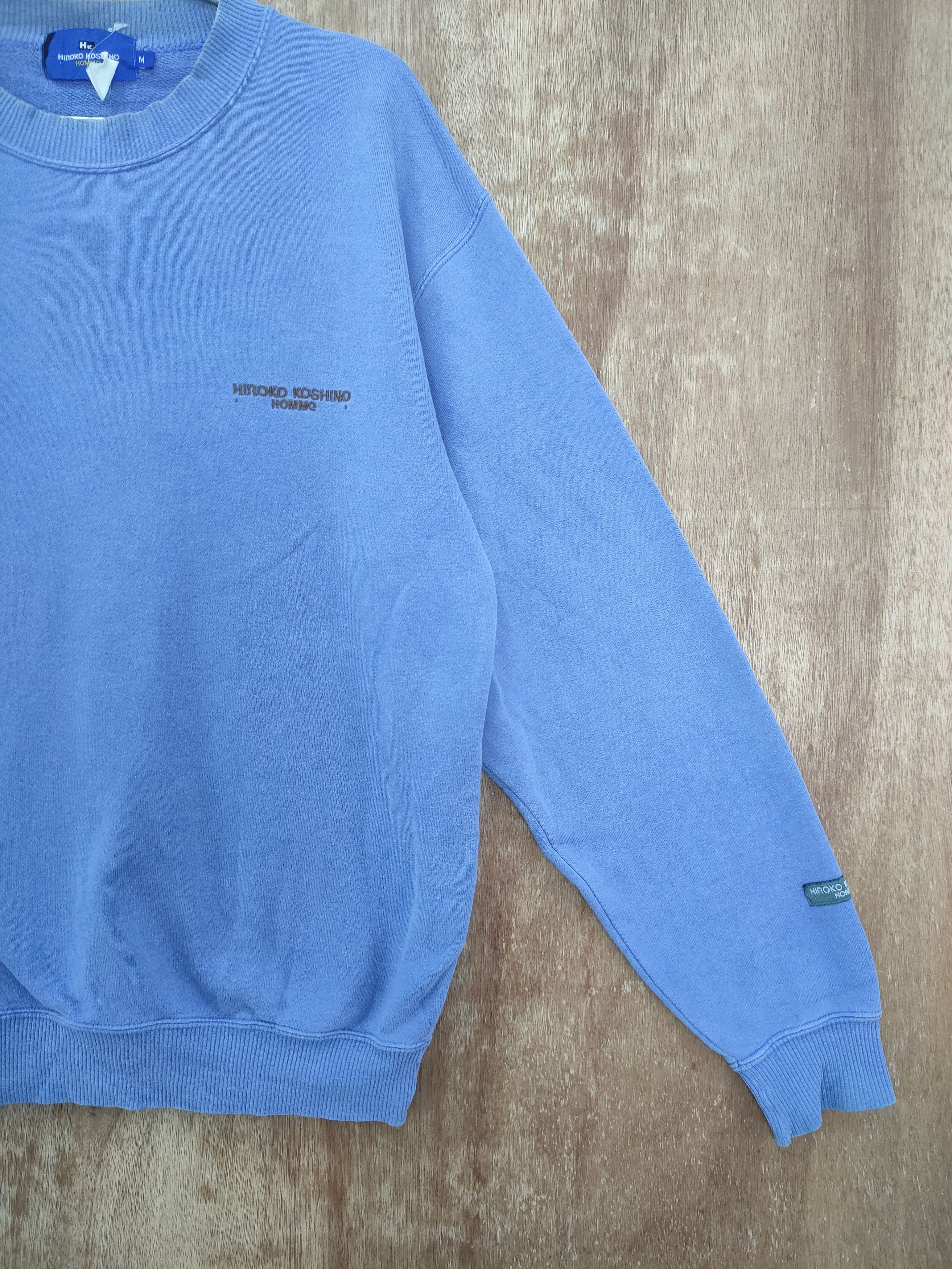 Hiroko Koshino Homme DLL Hiroko Koshino Homme big logo sweatshirt Japan #621T Size US M / EU 48-50 / 2 - 9 Thumbnail