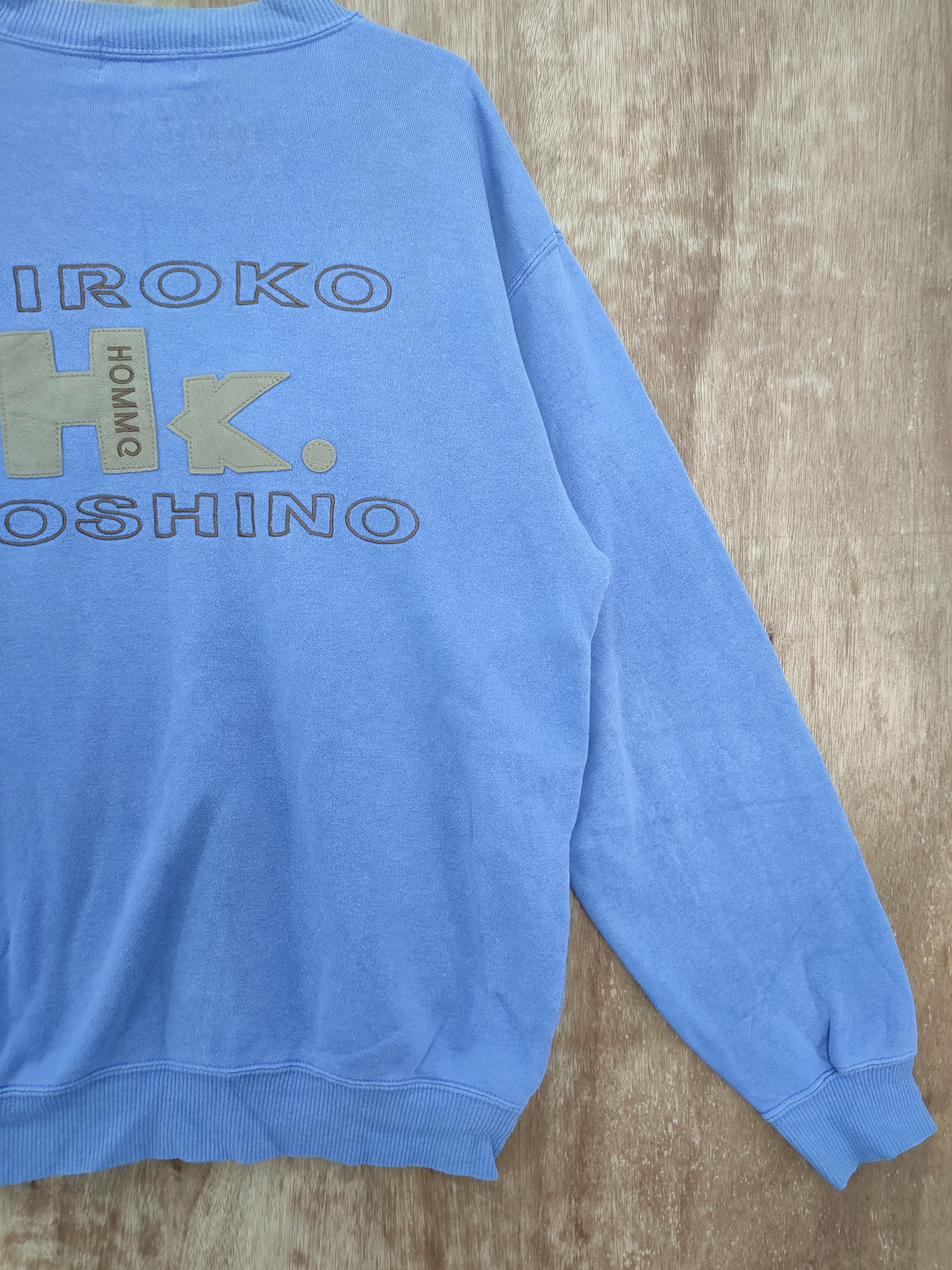 Hiroko Koshino Homme DLL Hiroko Koshino Homme big logo sweatshirt Japan #621T Size US M / EU 48-50 / 2 - 3 Thumbnail