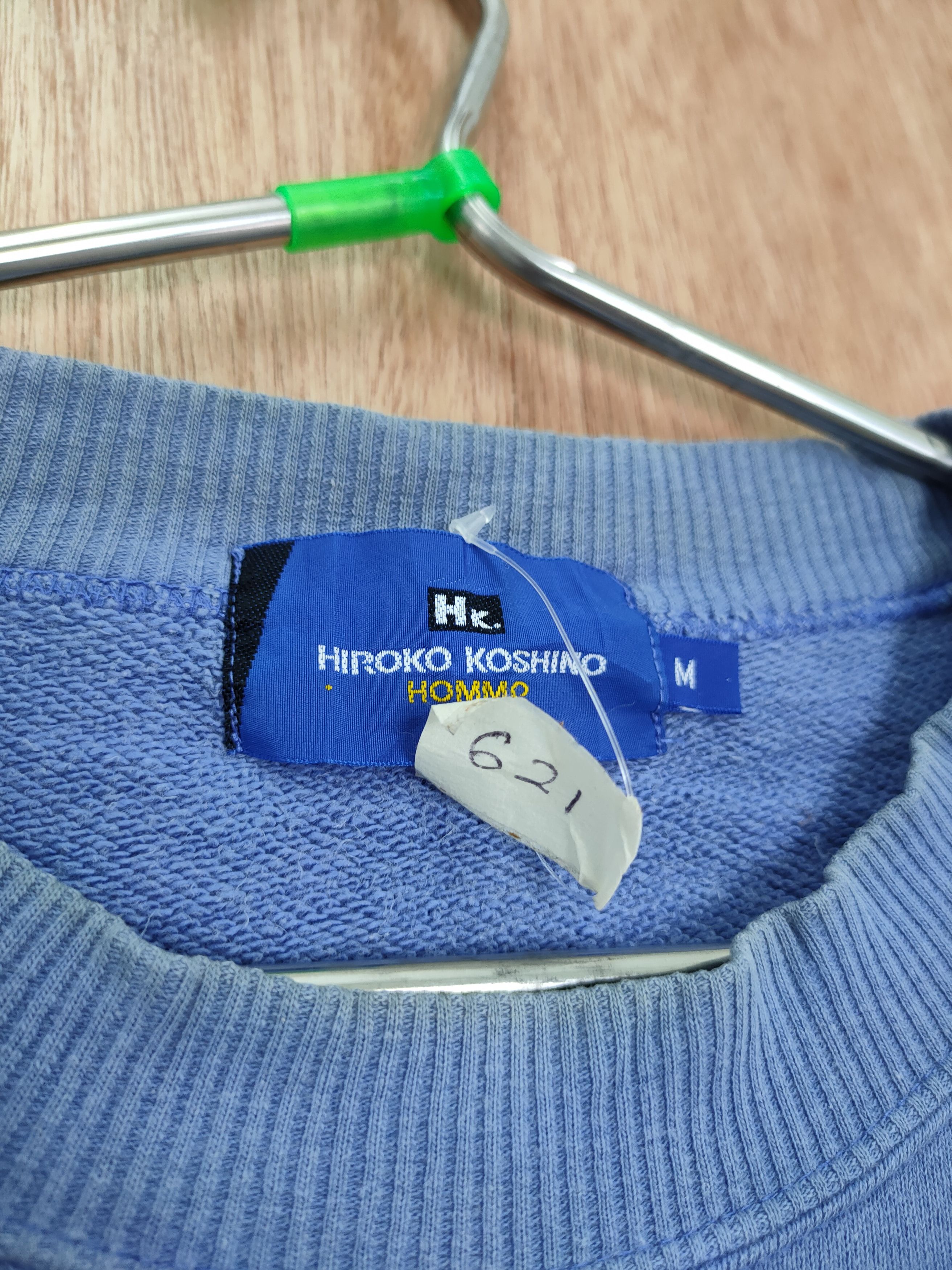 Hiroko Koshino Homme DLL Hiroko Koshino Homme big logo sweatshirt Japan #621T Size US M / EU 48-50 / 2 - 11 Thumbnail