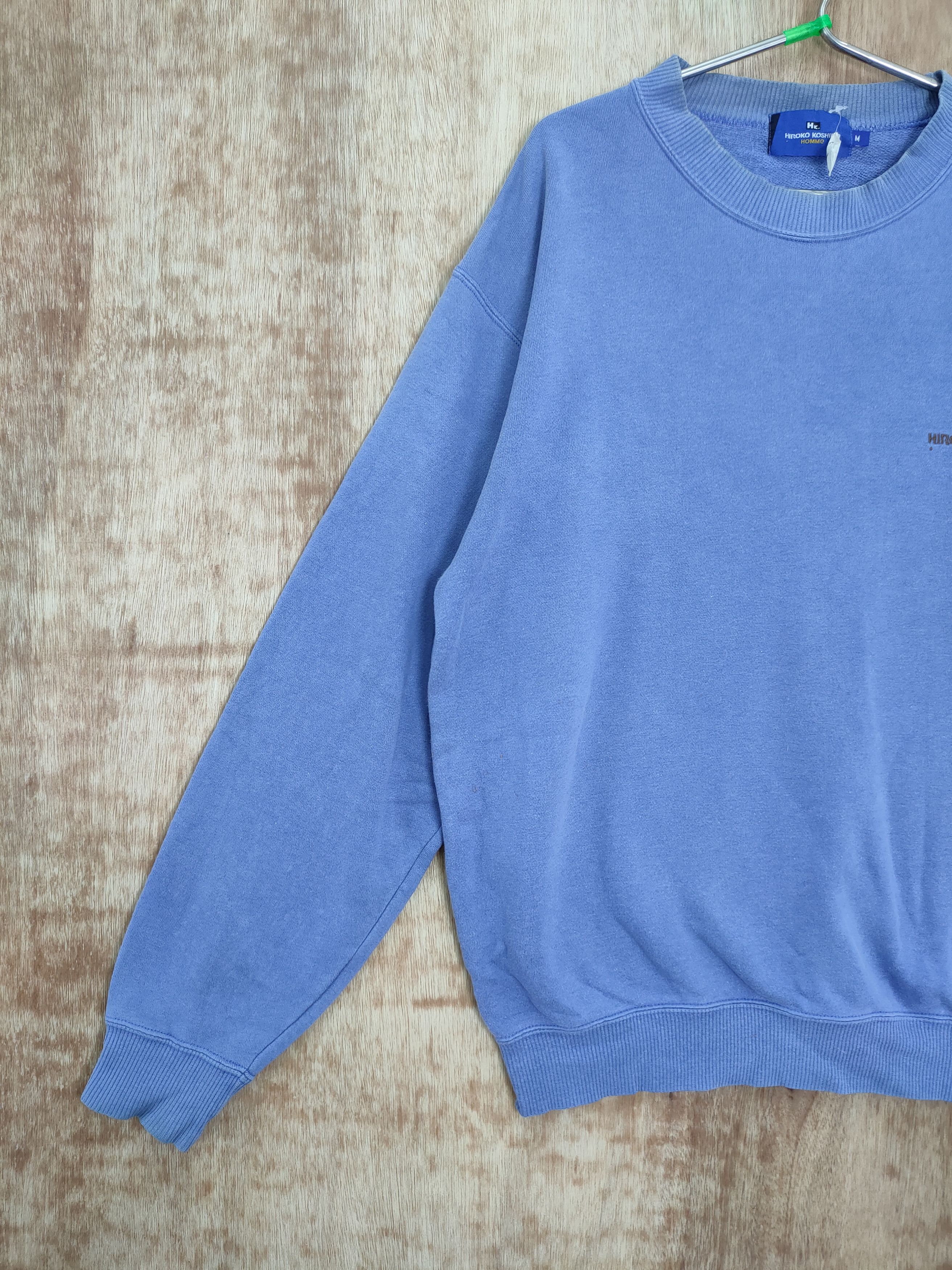 Hiroko Koshino Homme DLL Hiroko Koshino Homme big logo sweatshirt Japan #621T Size US M / EU 48-50 / 2 - 8 Thumbnail