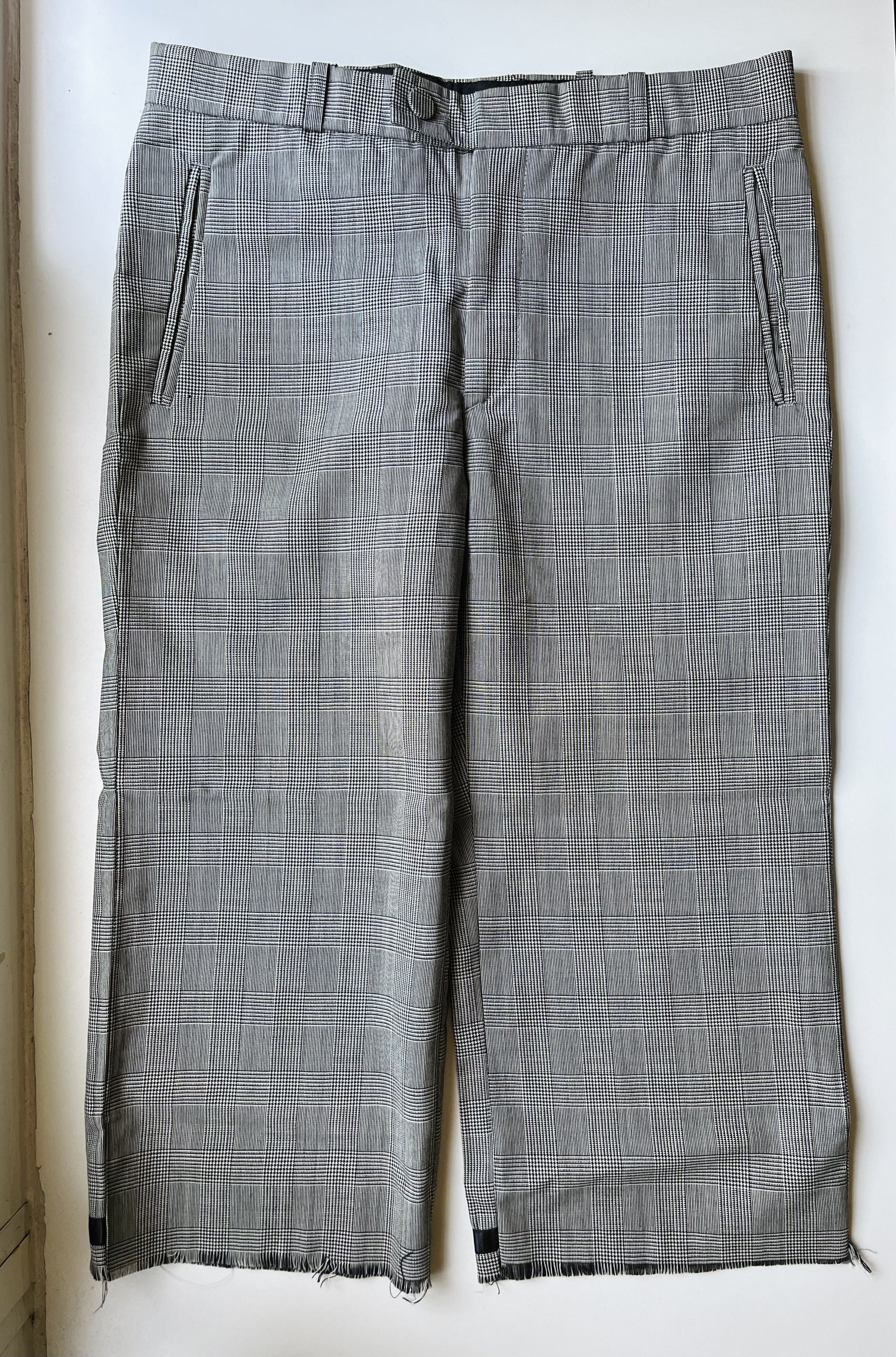Xavier Delcour XAVIER DELCOUR PLAID RAW CUT TAILORED PANTS Size US 31 - 4 Thumbnail
