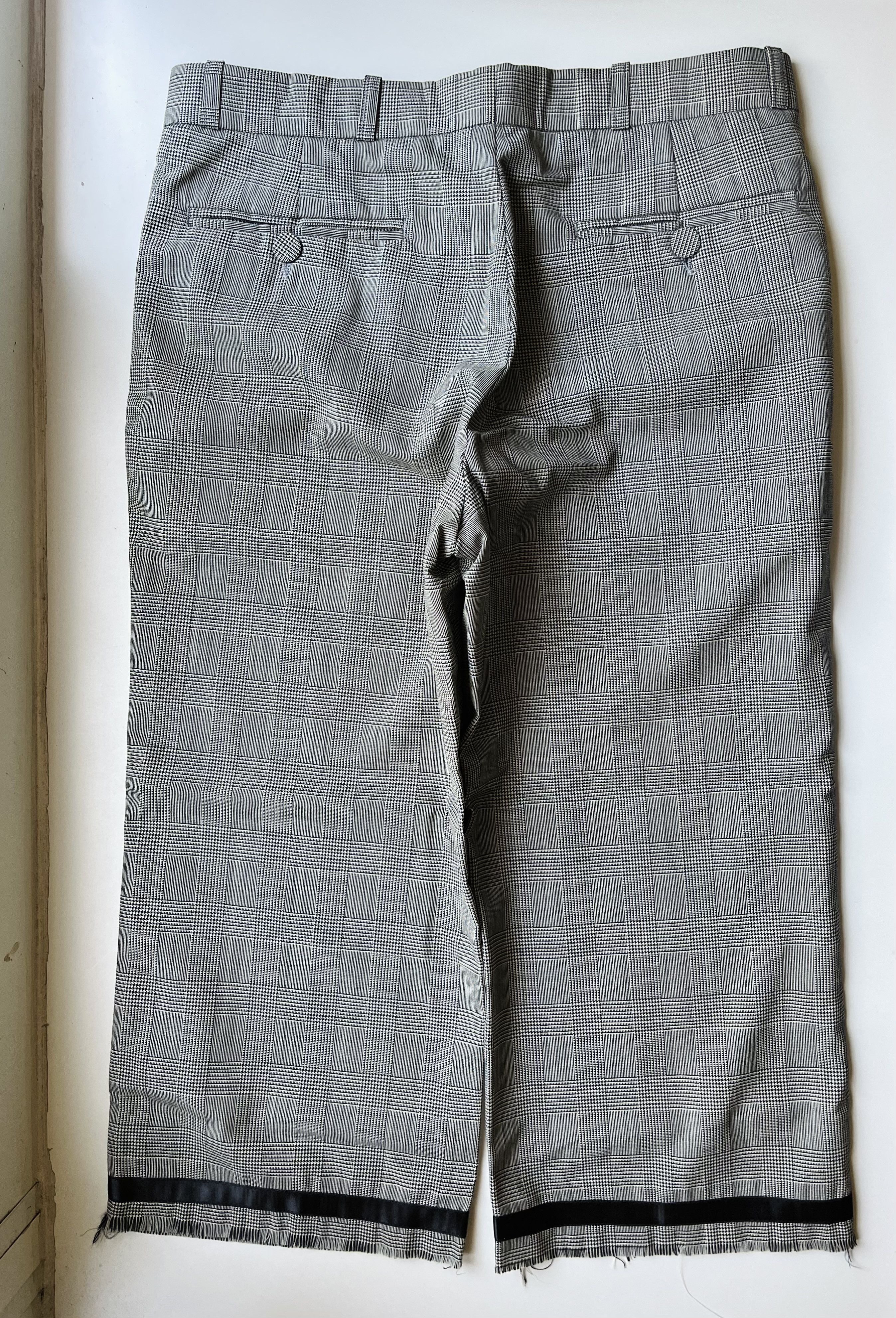 Xavier Delcour XAVIER DELCOUR PLAID RAW CUT TAILORED PANTS Size US 31 - 5 Thumbnail