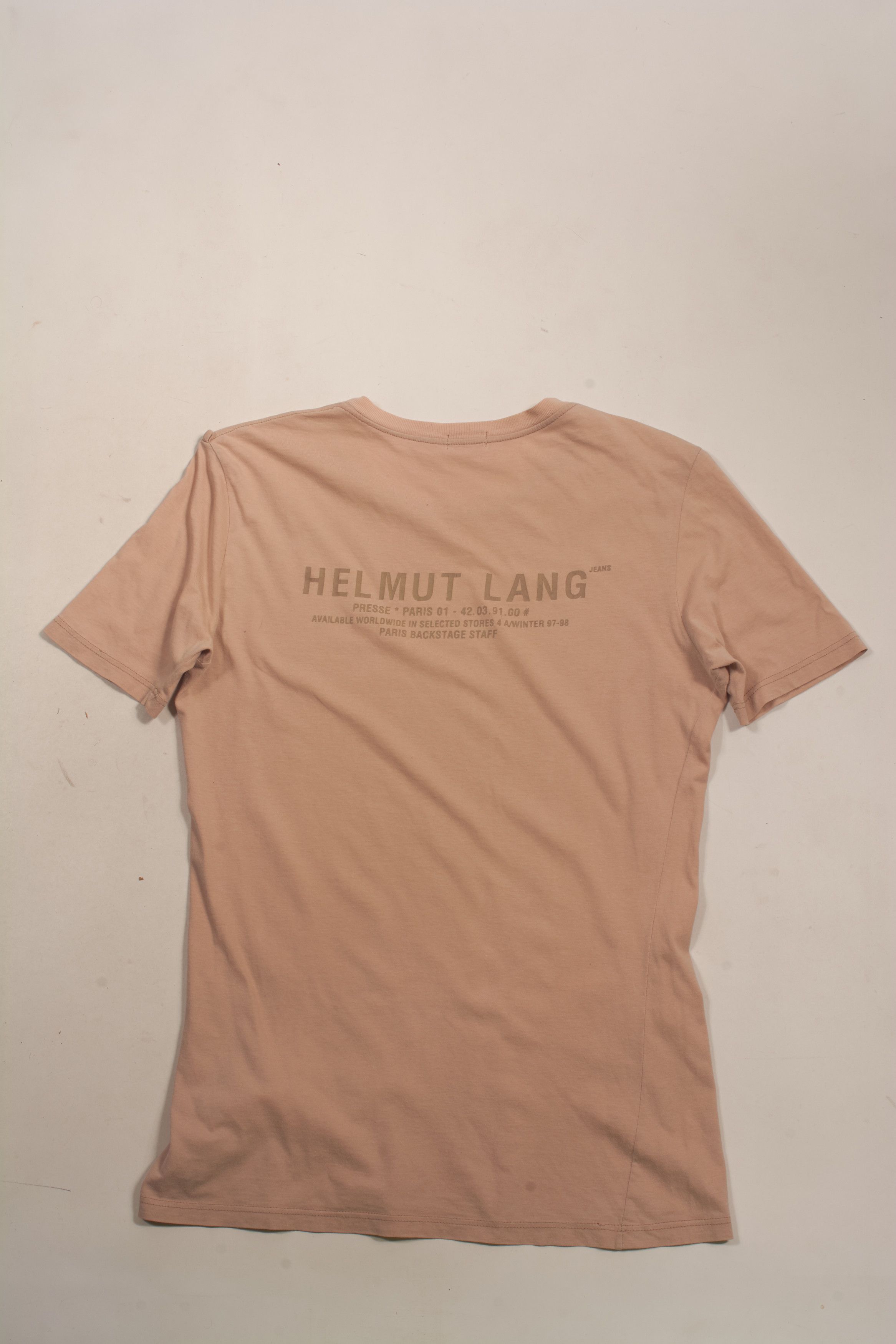Helmut Lang FW97 Staff Tee Size US S / EU 44-46 / 1 - 1 Thumbnail