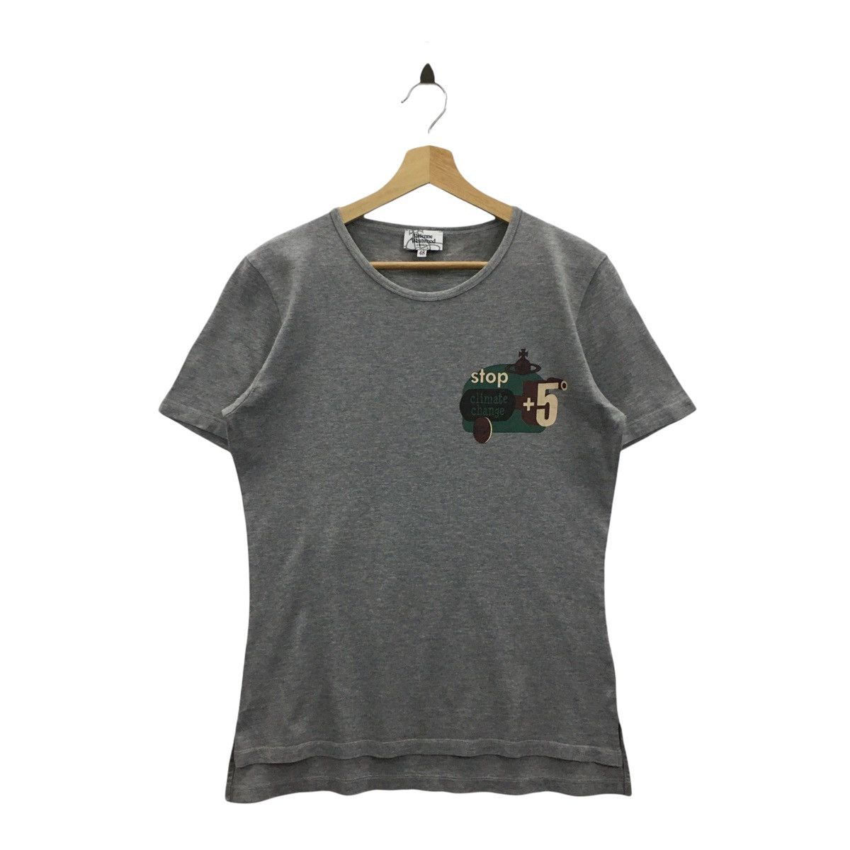 Vivienne Westwood Rare VIVIENNE WESTWOOD Stop Climate Change Now Tshirt Size US S / EU 44-46 / 1 - 1 Thumbnail
