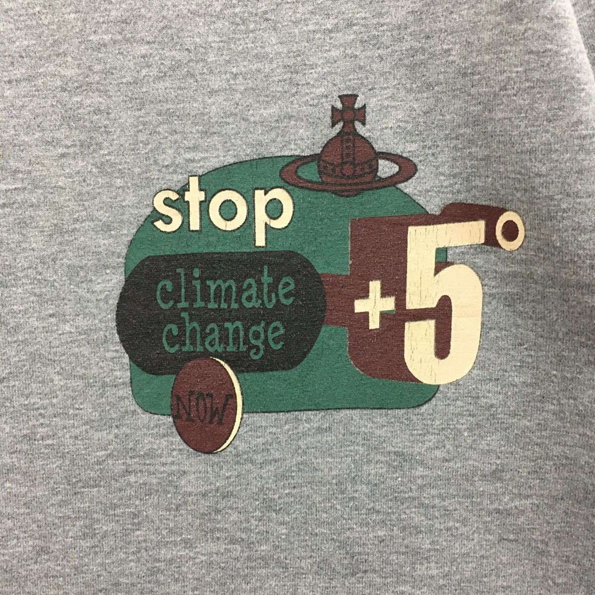 Vivienne Westwood Rare VIVIENNE WESTWOOD Stop Climate Change Now Tshirt Size US S / EU 44-46 / 1 - 4 Thumbnail