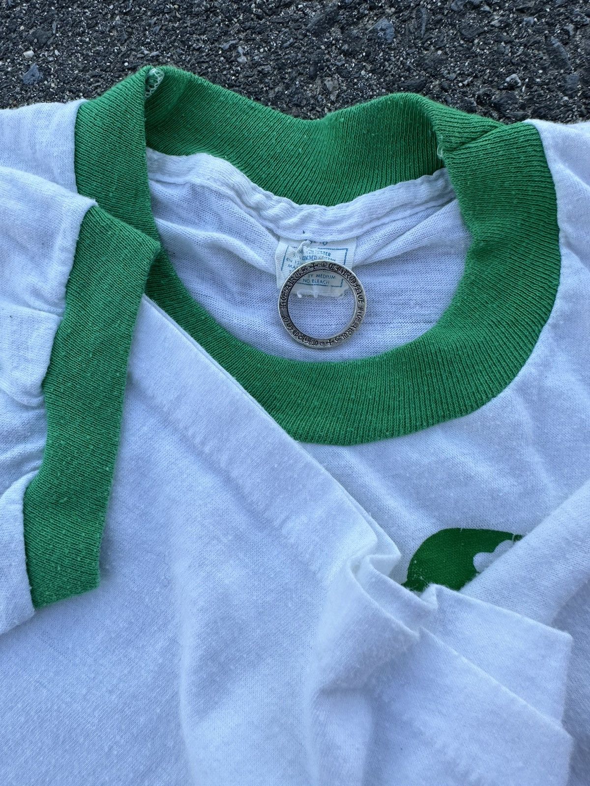 Vintage Vintage 80s Pine Tree Council Boy Scout Graphic Ringer Tee Size US XS / EU 42 / 0 - 4 Thumbnail