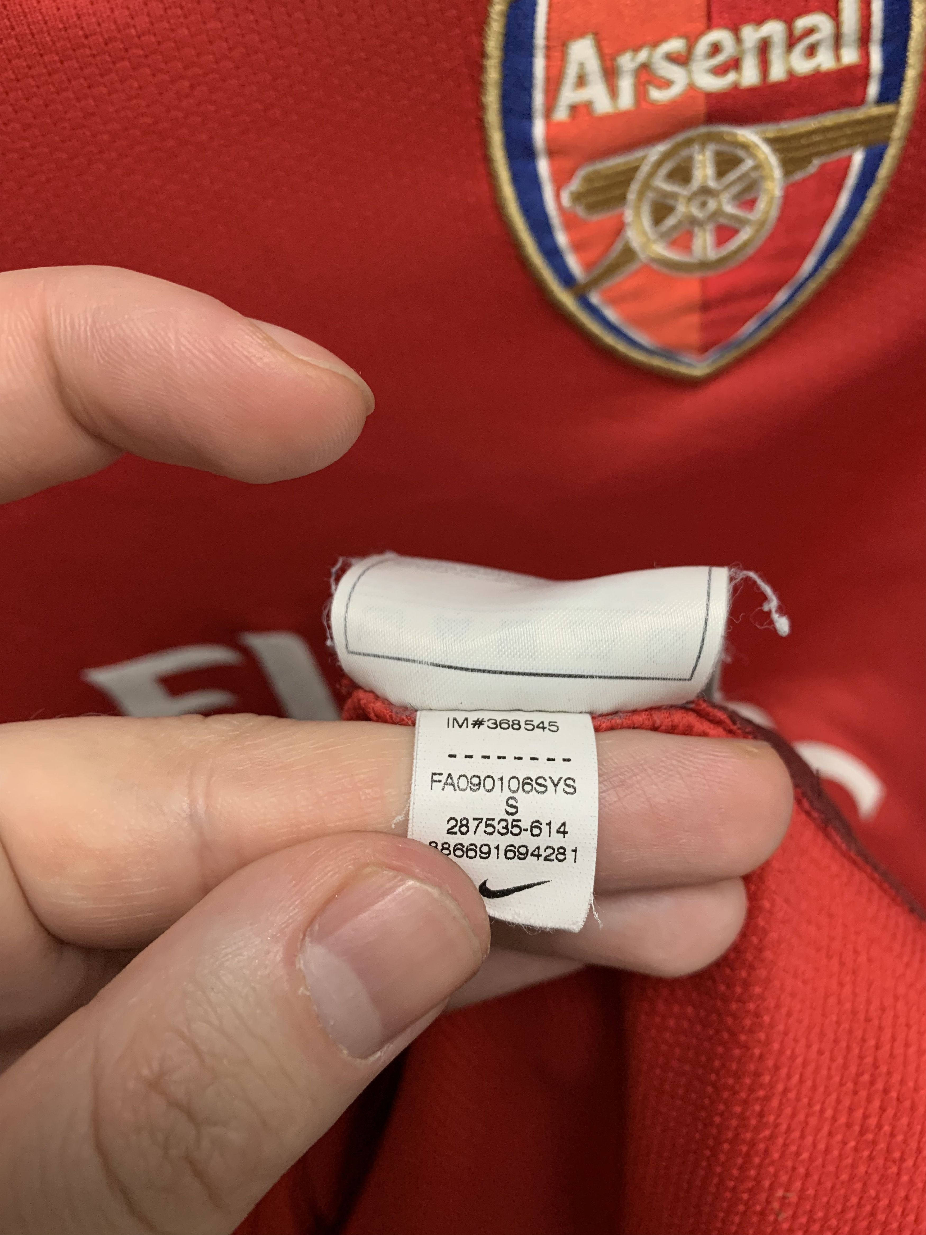 Nike Aaron Ramsey 16 Nike Arsenal soccer jersey vintage Emirates Size US S / EU 44-46 / 1 - 6 Thumbnail