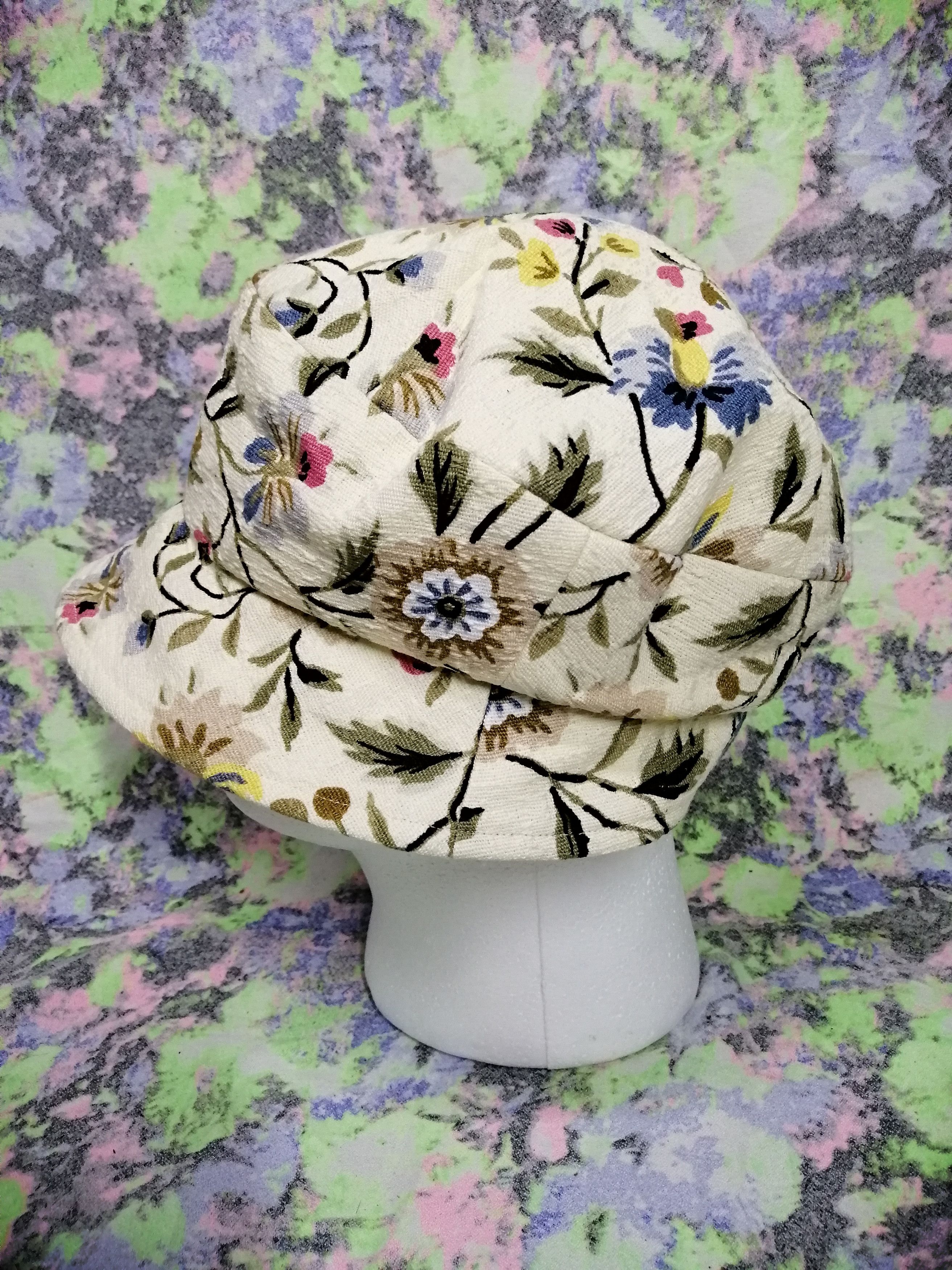 Japanese Brand Bucket Hats Cap Floral Size ONE SIZE - 5 Thumbnail