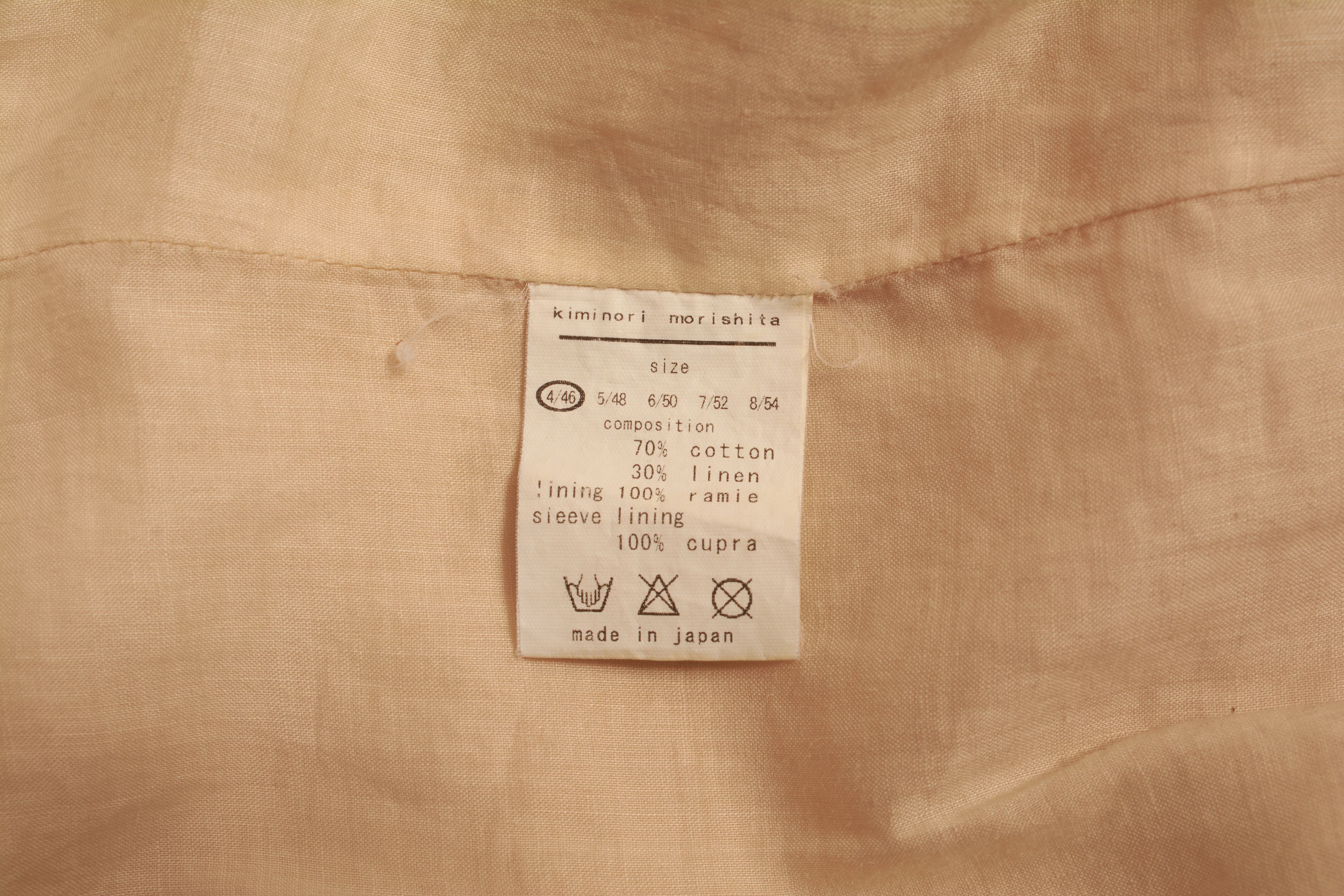 Kiminori Morishita Textured Linen Jacket Size US M / EU 48-50 / 2 - 4 Thumbnail