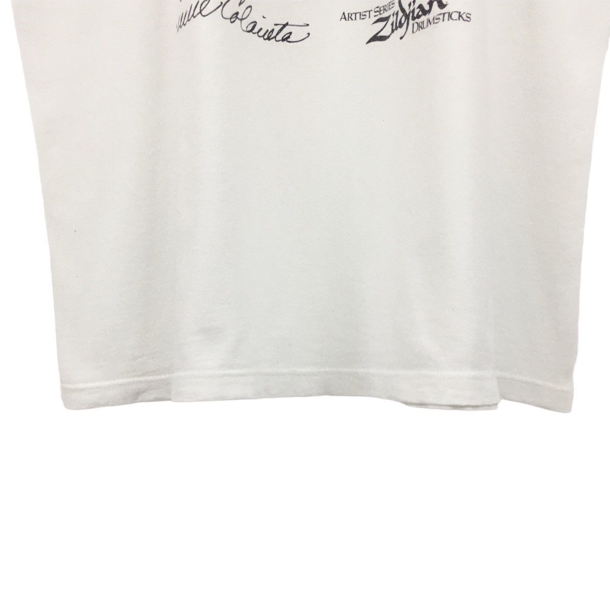 Band Tees × Vintage Vintage 90s Vinnie Colaiuta Artist Series ZILDJIAN Tee Size US L / EU 52-54 / 3 - 8 Thumbnail