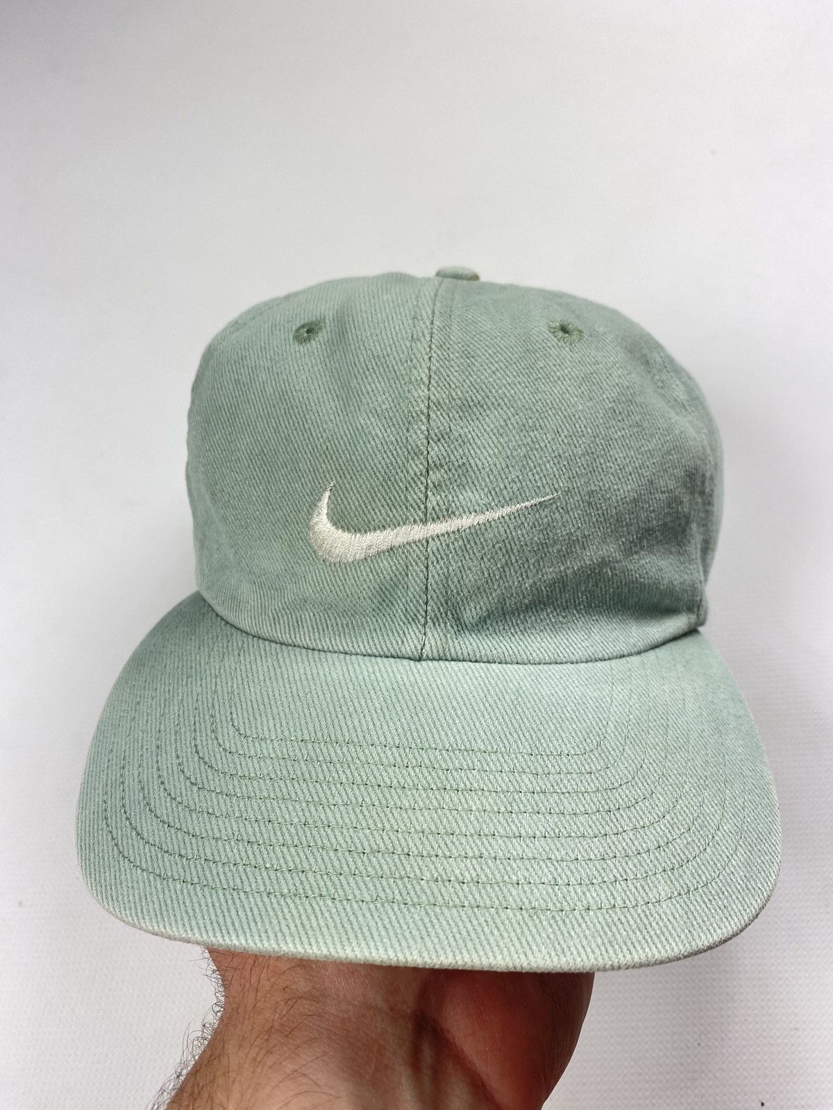 Nike Nike Cap Hat 90's Embroider Classic Swoosh Logo Size ONE SIZE - 3 Thumbnail
