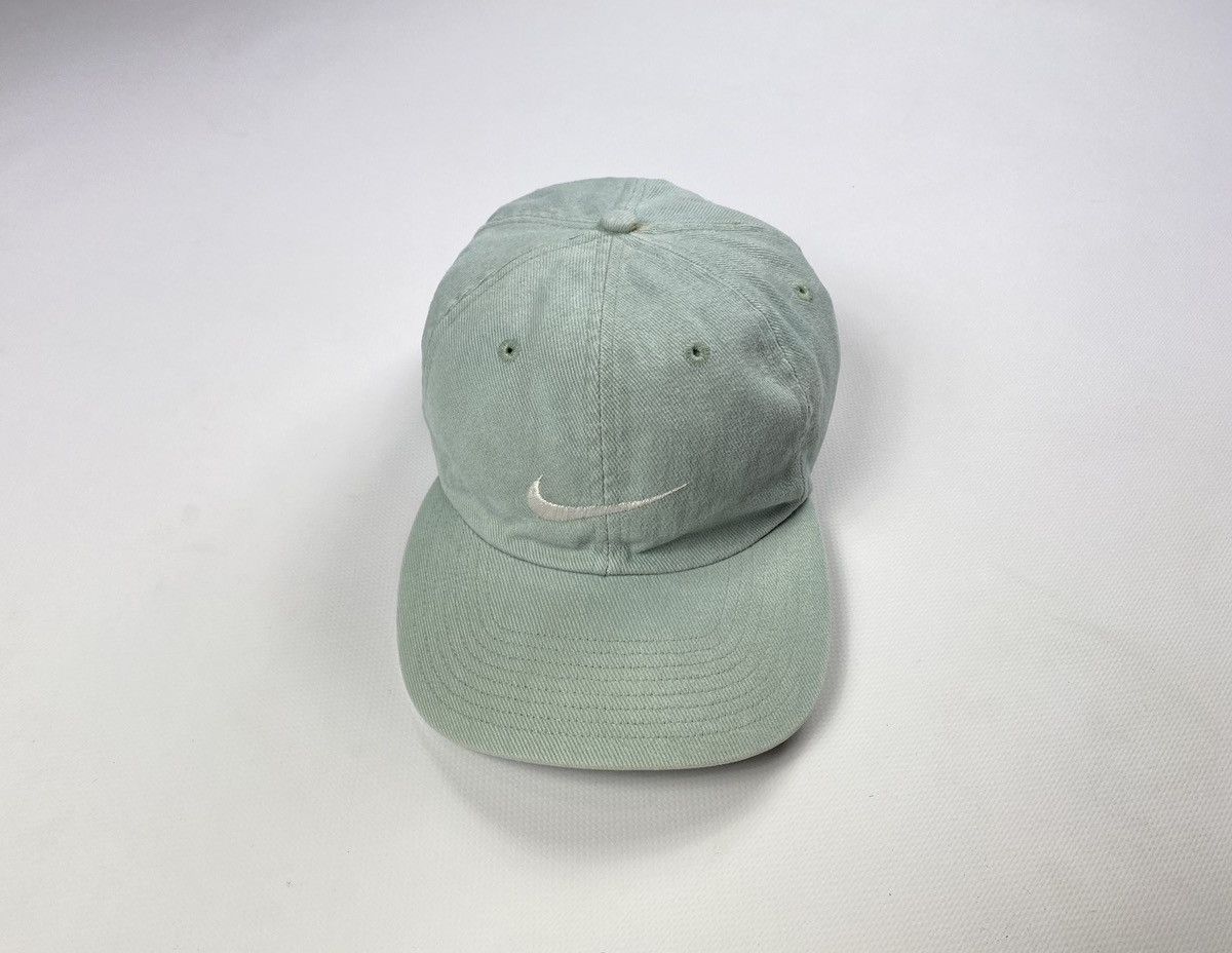 Nike Nike Cap Hat 90's Embroider Classic Swoosh Logo Size ONE SIZE - 2 Thumbnail