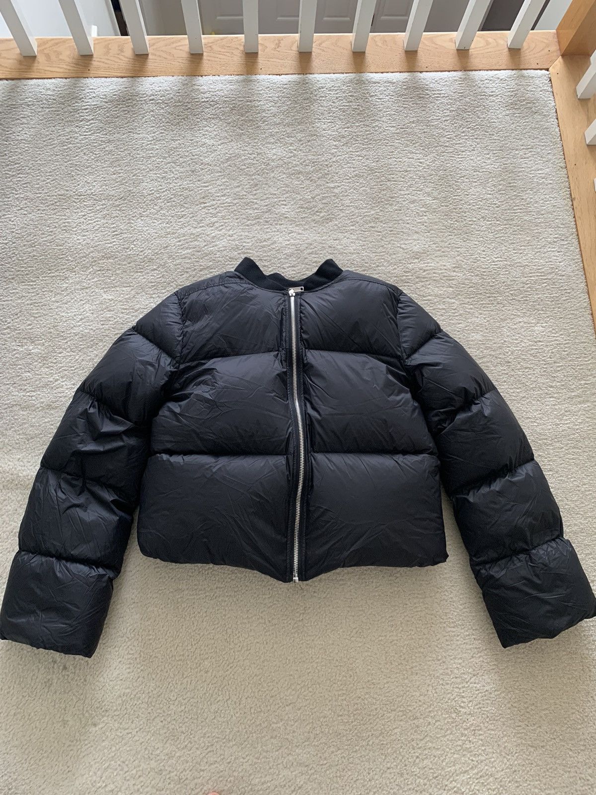 Japanese Brand Cropped Black Puffer Jacket Size US S / EU 44-46 / 1 - 1 Thumbnail
