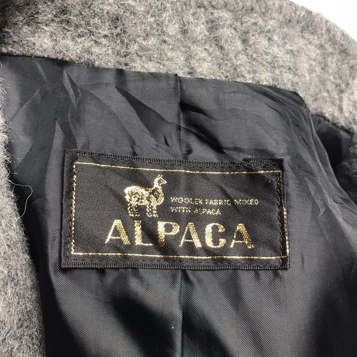 Vintage Alpaca Woolen Fabric Mixed Coat Size US M / EU 48-50 / 2 - 6 Thumbnail
