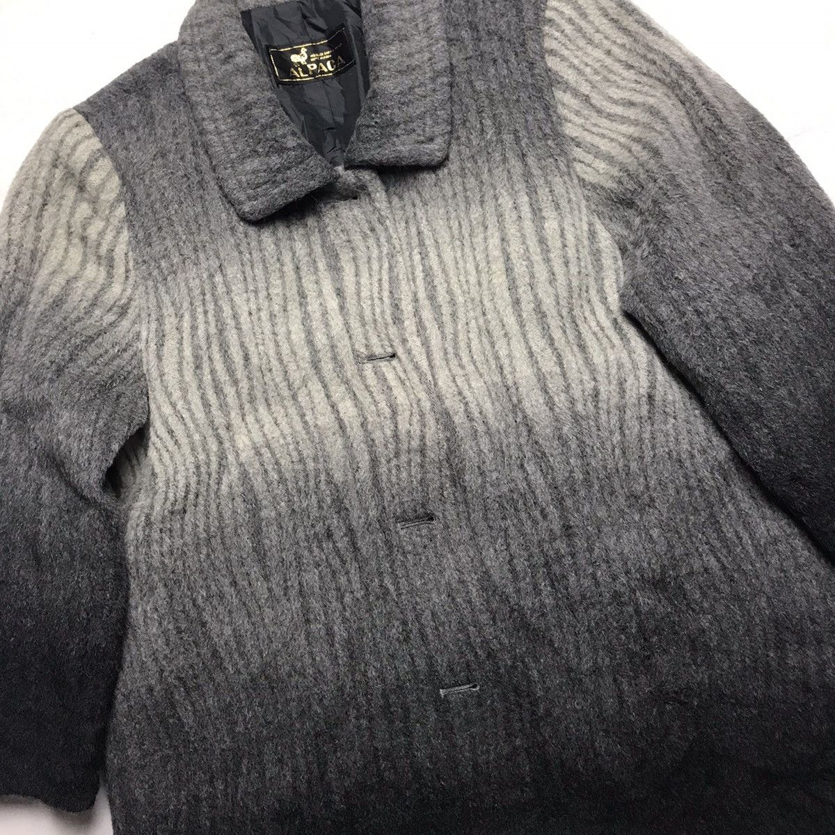 Vintage Alpaca Woolen Fabric Mixed Coat Size US M / EU 48-50 / 2 - 4 Thumbnail