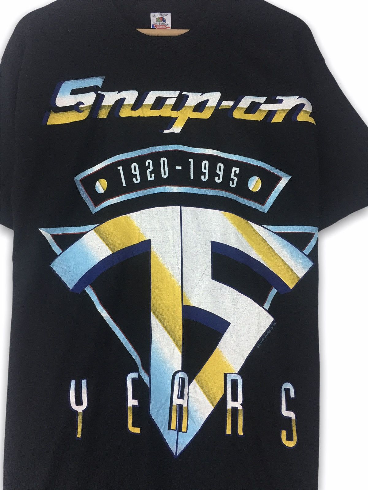 Vintage Rare Vintage 1994 Snap On 75'th Anniversary OVP Tshirt Size US L / EU 52-54 / 3 - 2 Thumbnail