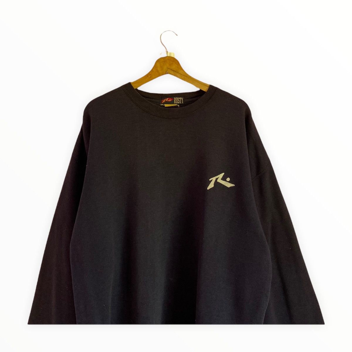 Rusty RARE🔥RUSTY 1994s BIG PRINT RUSTY SWEATSHIRT Size US XL / EU 56 / 4 - 3 Thumbnail