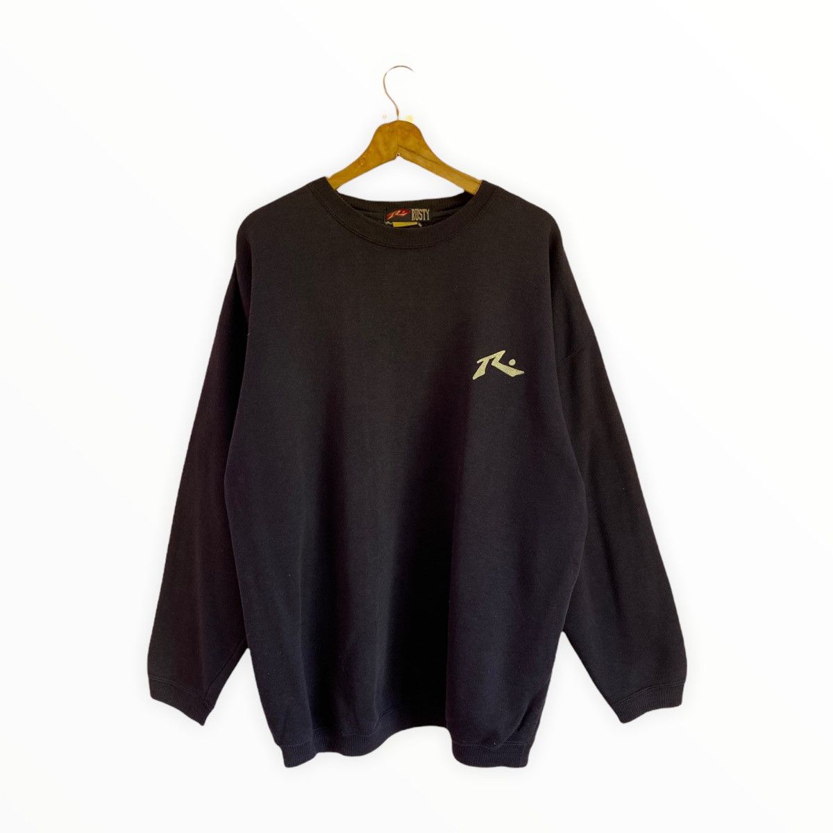 Rusty RARE🔥RUSTY 1994s BIG PRINT RUSTY SWEATSHIRT Size US XL / EU 56 / 4 - 4 Thumbnail