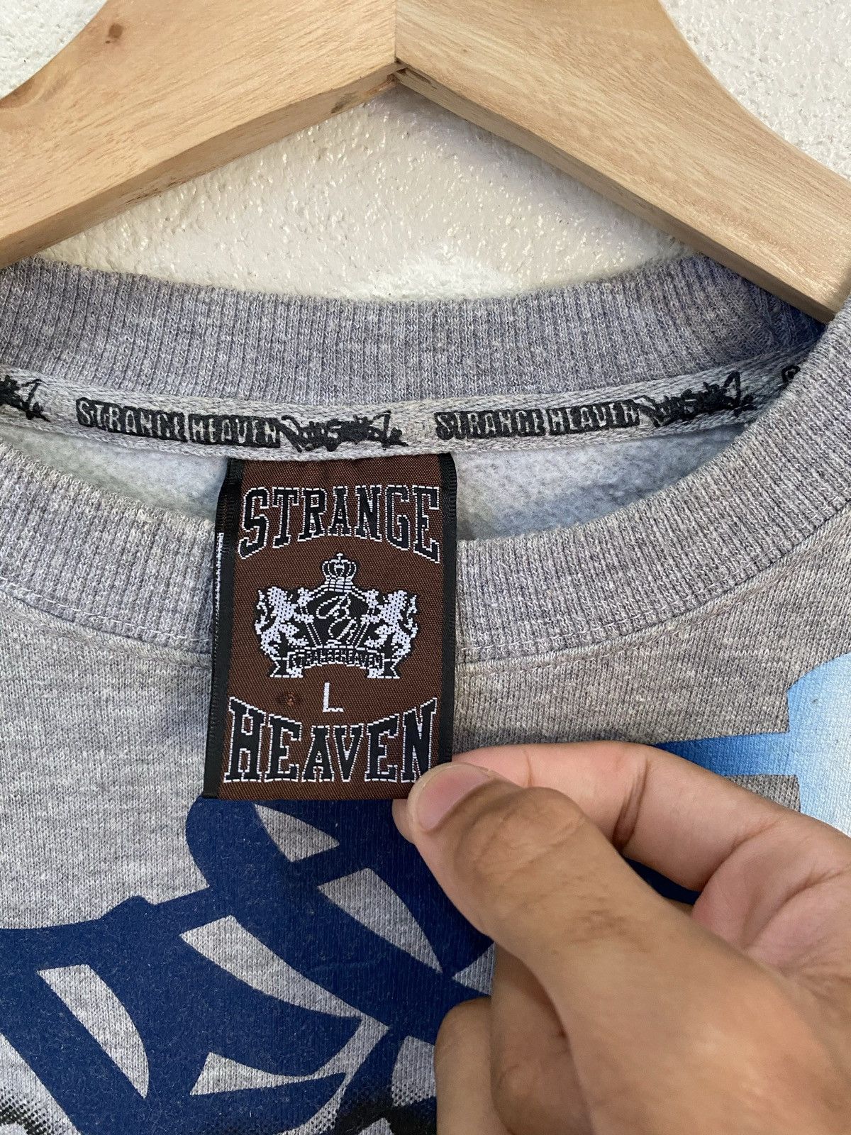 Vintage RARE🔥JESSE STRANGE HEAVEN RARE PRINT SWEATSHIRT Size US M / EU 48-50 / 2 - 8 Thumbnail