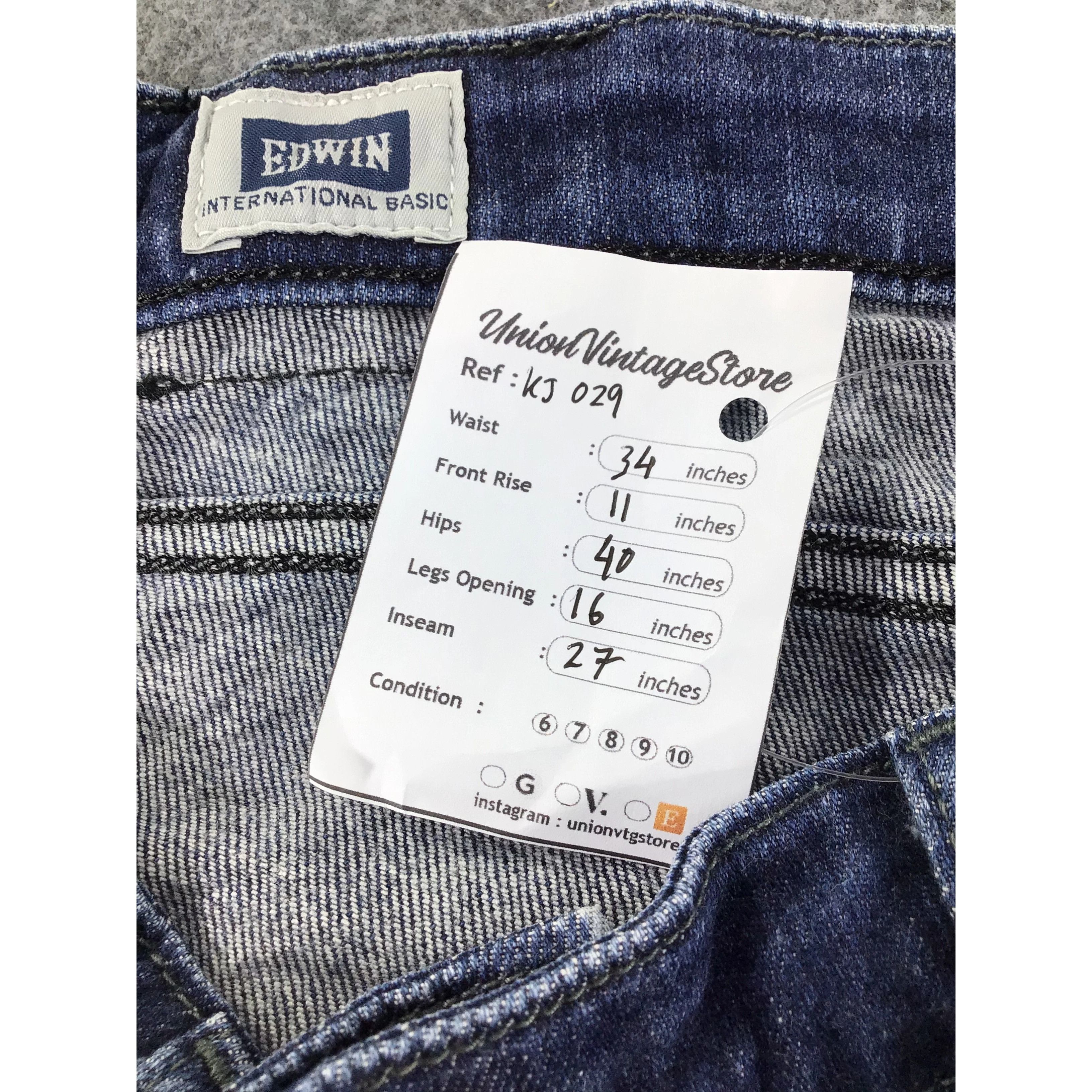 Edwin Vintage Edwin Jeans Size US 34 / EU 50 - 10 Thumbnail