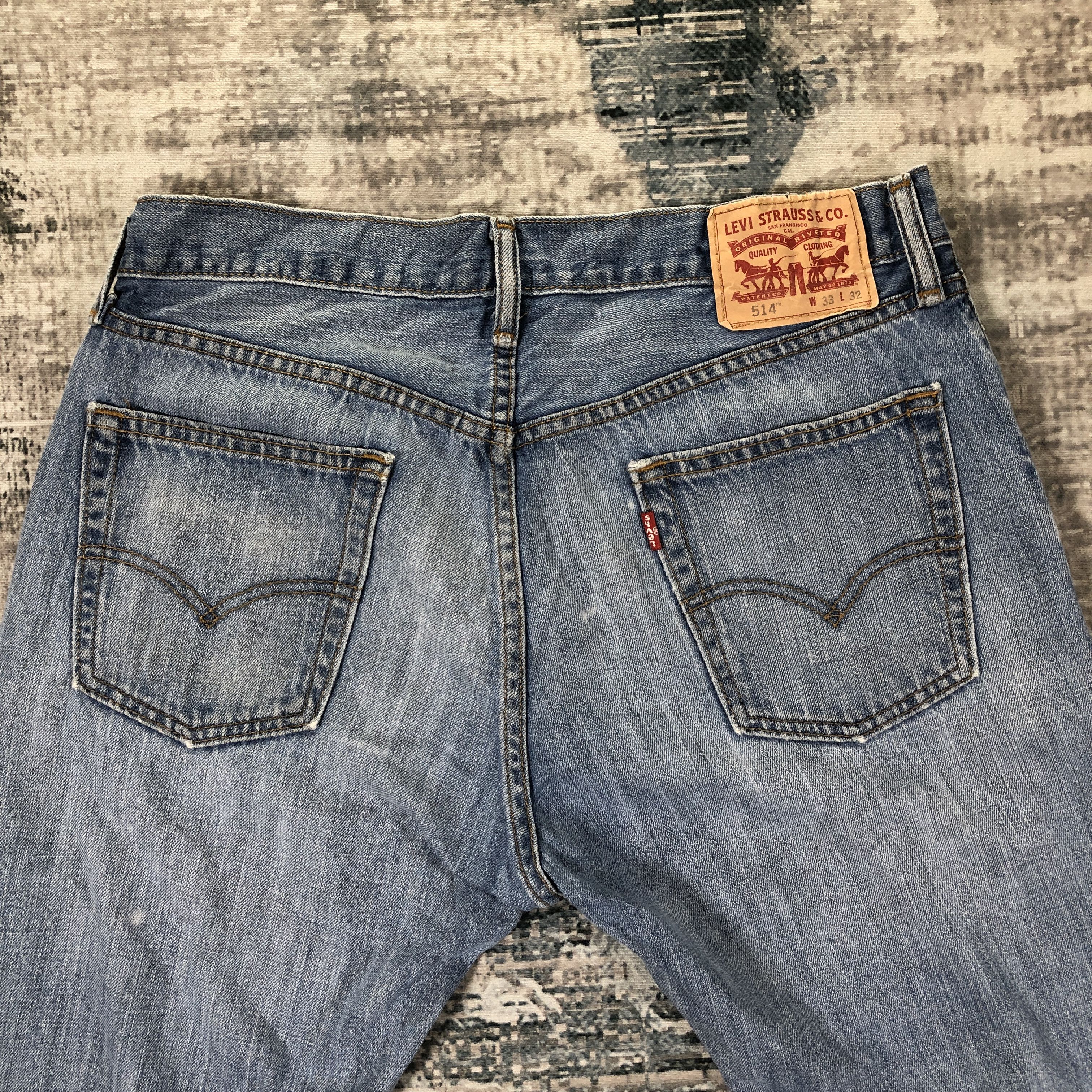 Levi's Vintage Levis 514 Jeans Faded Blue Size US 33 - 4 Thumbnail