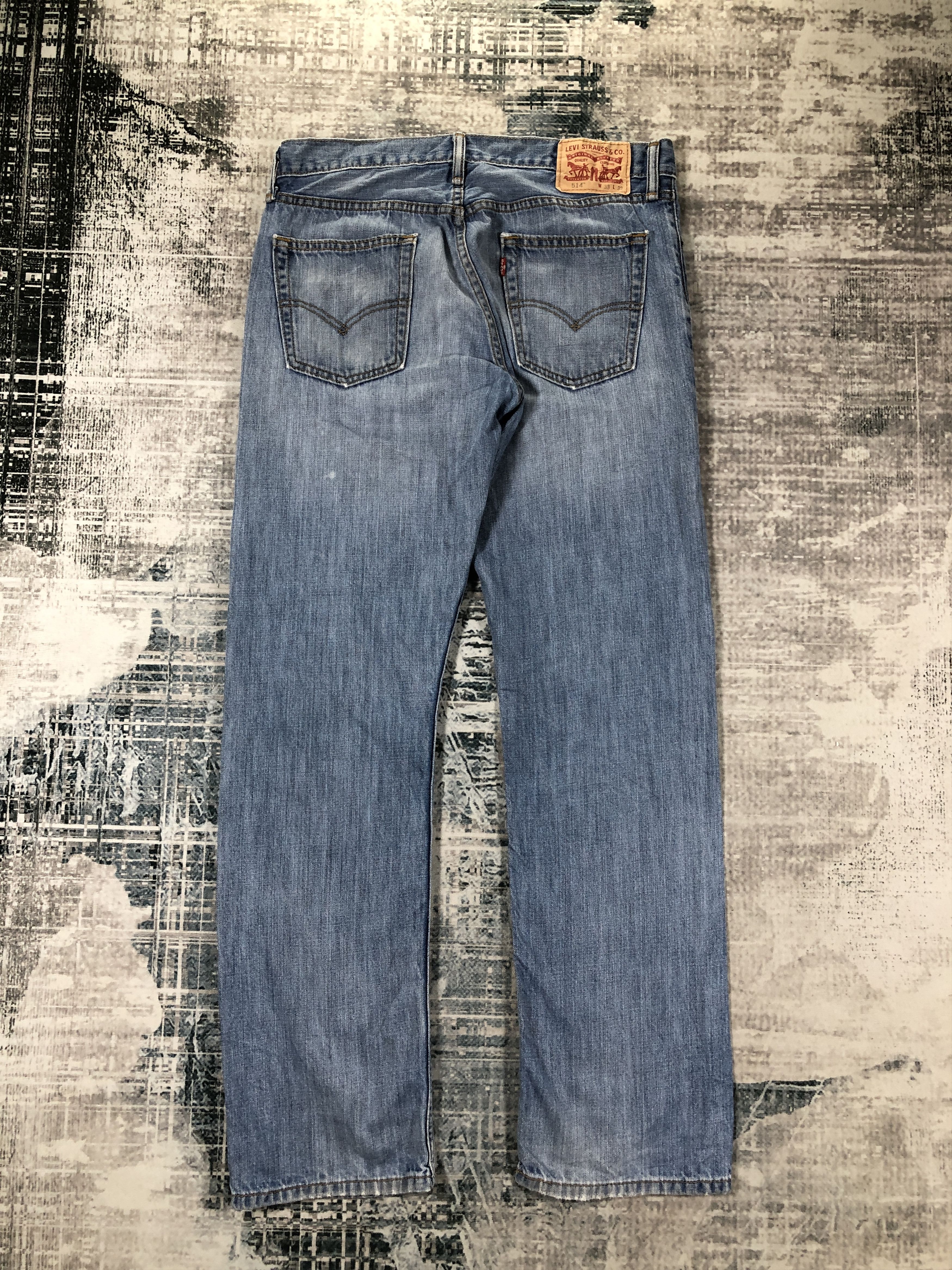 Levi's Vintage Levis 514 Jeans Faded Blue Size US 33 - 2 Thumbnail