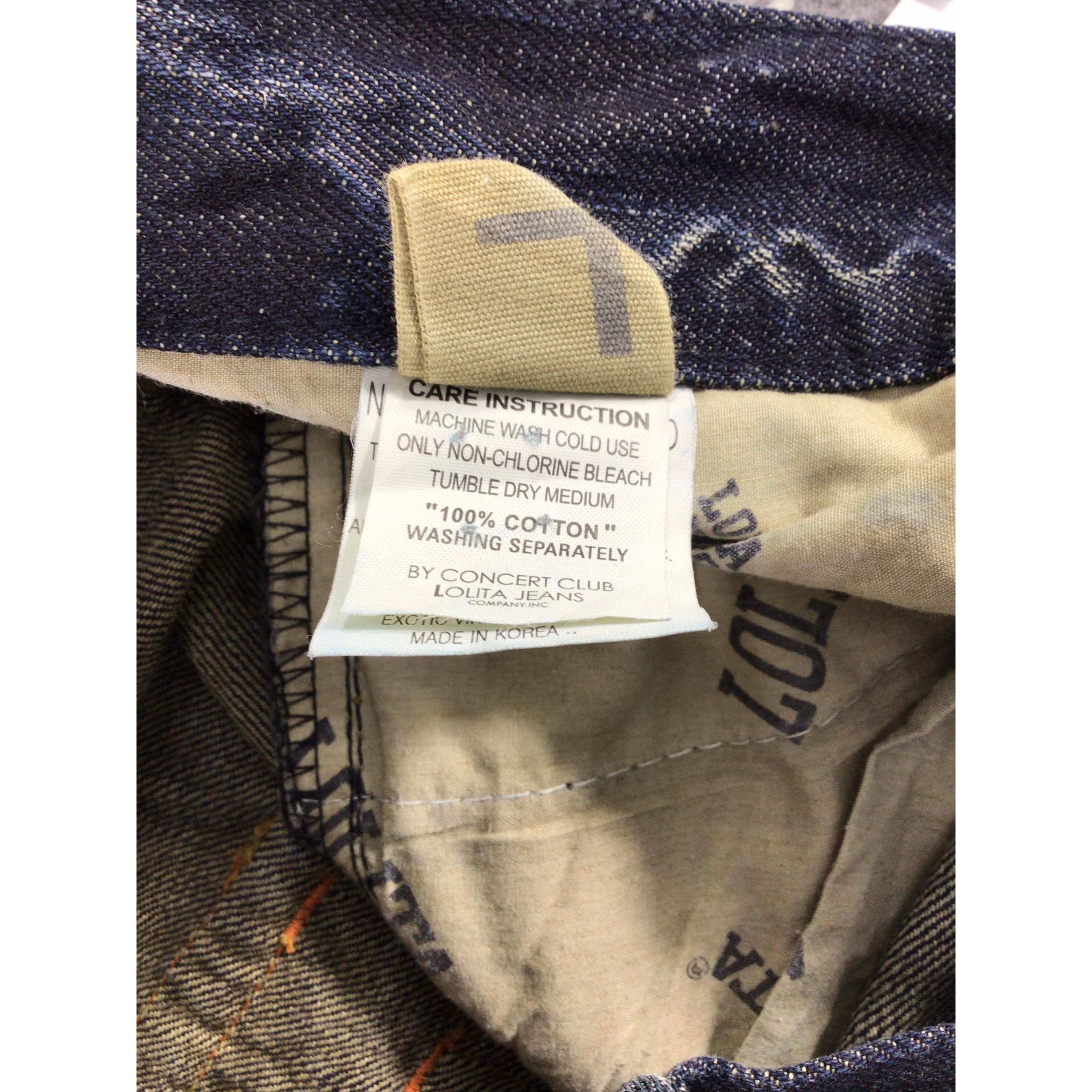 Japanese Brand Lolita Jeans Japanese Brand Denim Dark Wash Denim Size US 34 / EU 50 - 8 Thumbnail