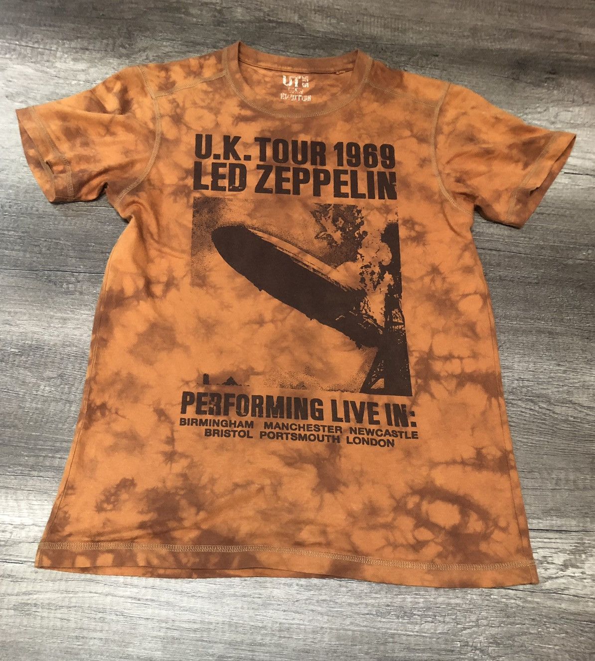 Band Tees × Led Zeppelin × Uniqlo Led Zeppelin x Uniqlo Tye Dye Tee Shirt Size US S / EU 44-46 / 1 - 1 Thumbnail