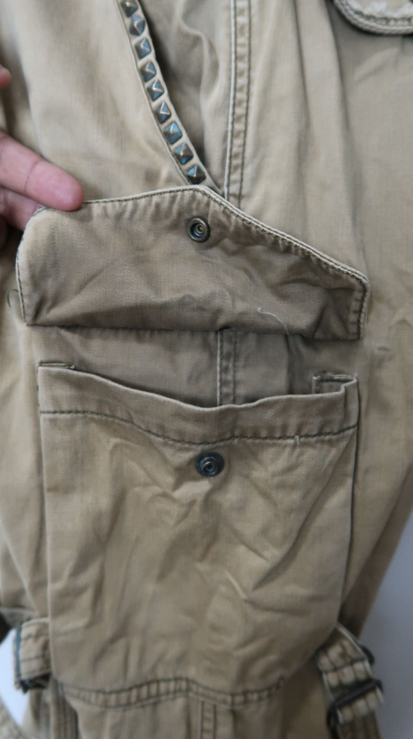 Japanese Brand HALB Multipocket Tactical Bondage Cargo Pants Size US 30 / EU 46 - 23 Thumbnail