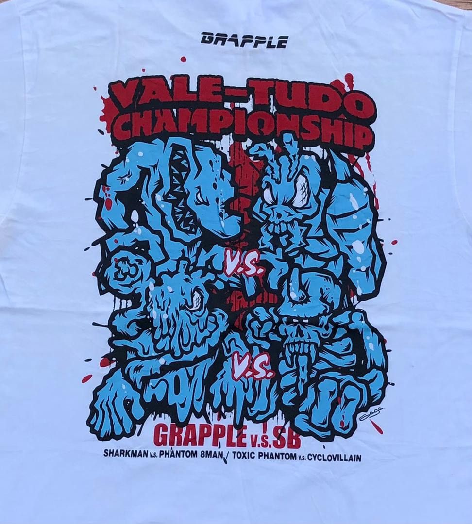 Vintage vintage tee Grapple vs SB A28 Size US L / EU 52-54 / 3 - 2 Thumbnail