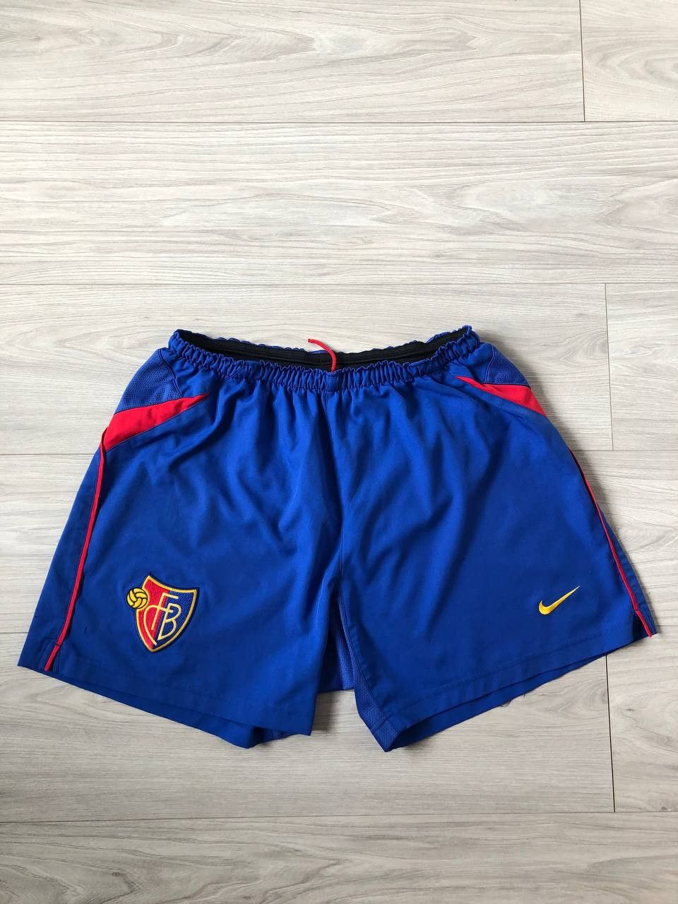 Vintage FC Basel Home Switzerland Football Soccer Shorts Nike Size US 32 / EU 48 - 1 Thumbnail