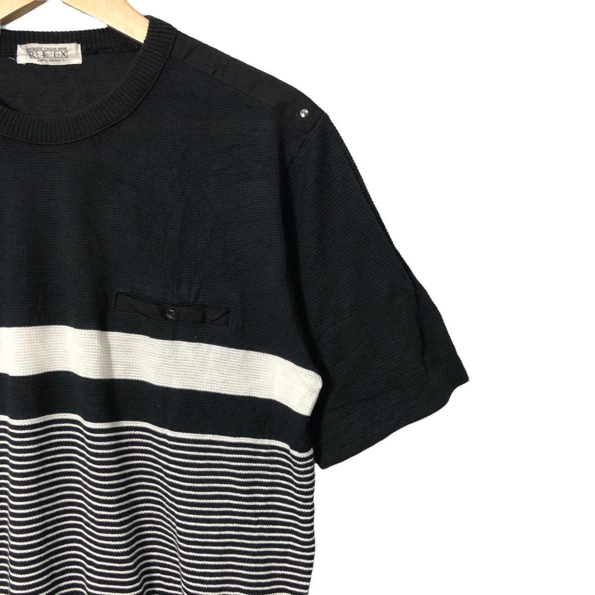 Aran Isles Knitwear Vintage Refex Crewneck Striped Knitwear Size US M / EU 48-50 / 2 - 2 Thumbnail