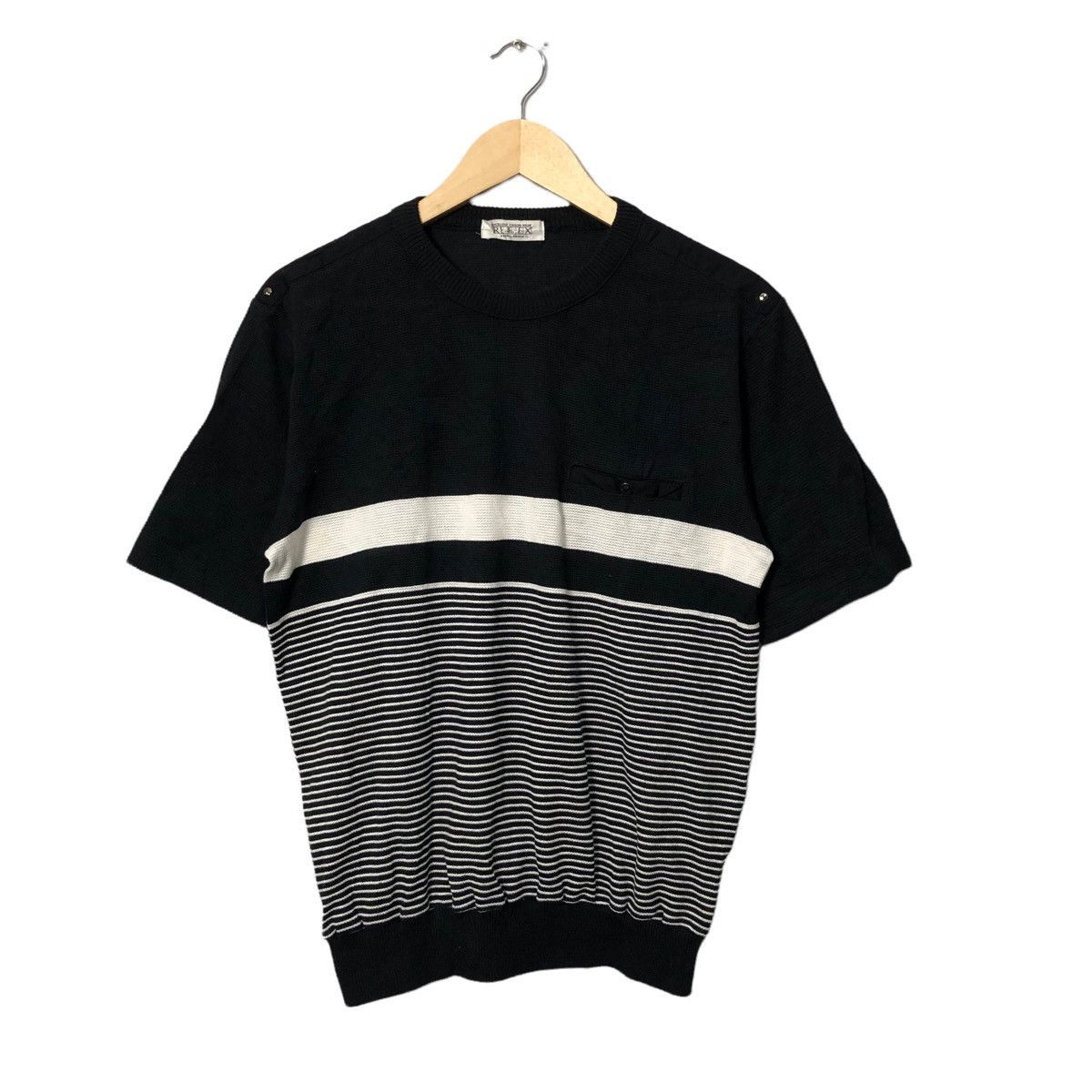 Aran Isles Knitwear Vintage Refex Crewneck Striped Knitwear Size US M / EU 48-50 / 2 - 1 Thumbnail