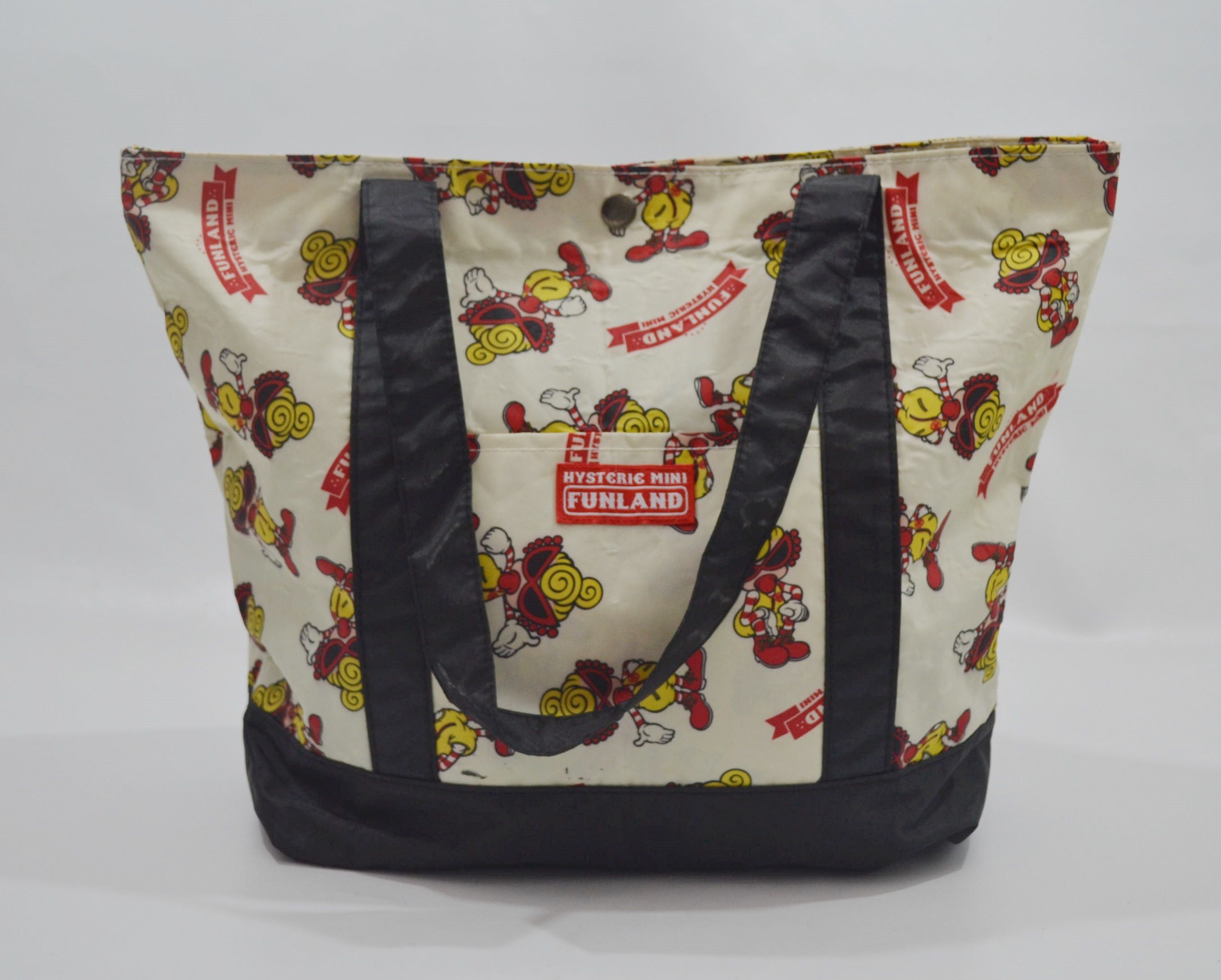 Hysteric Glamour Hysteric Mini Funland Allover Print Megazine Tote Bag, Men's