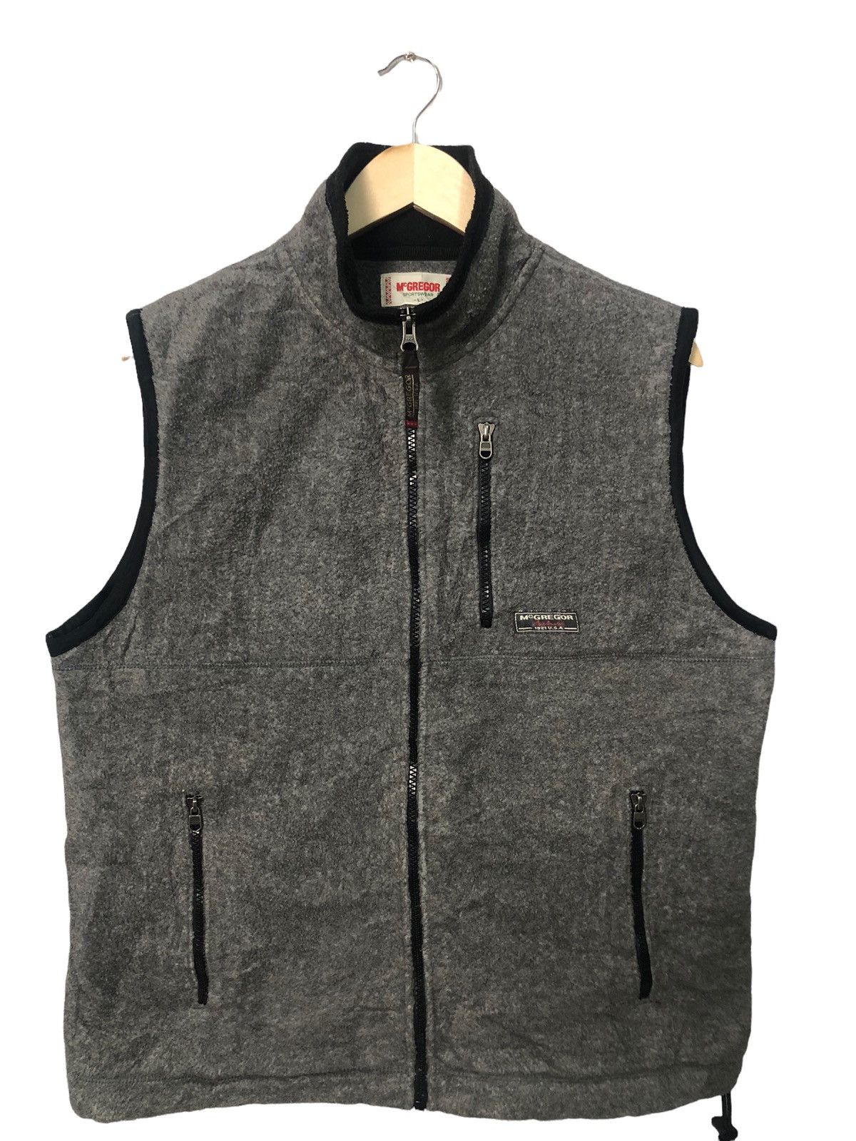 McGregor Vintage Mc Gregor Zipper Ups Fleece Vest Size US L / EU 52-54 / 3 - 2 Thumbnail