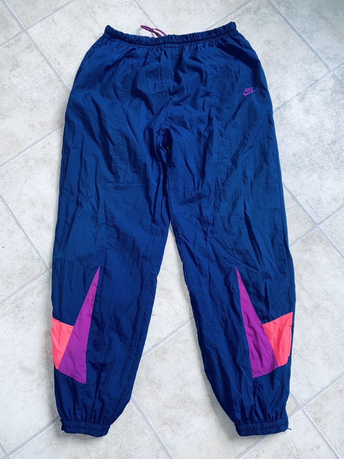 Nike 90s Track Pants International Jordan Challenge Court Size US 35 - 1 Thumbnail