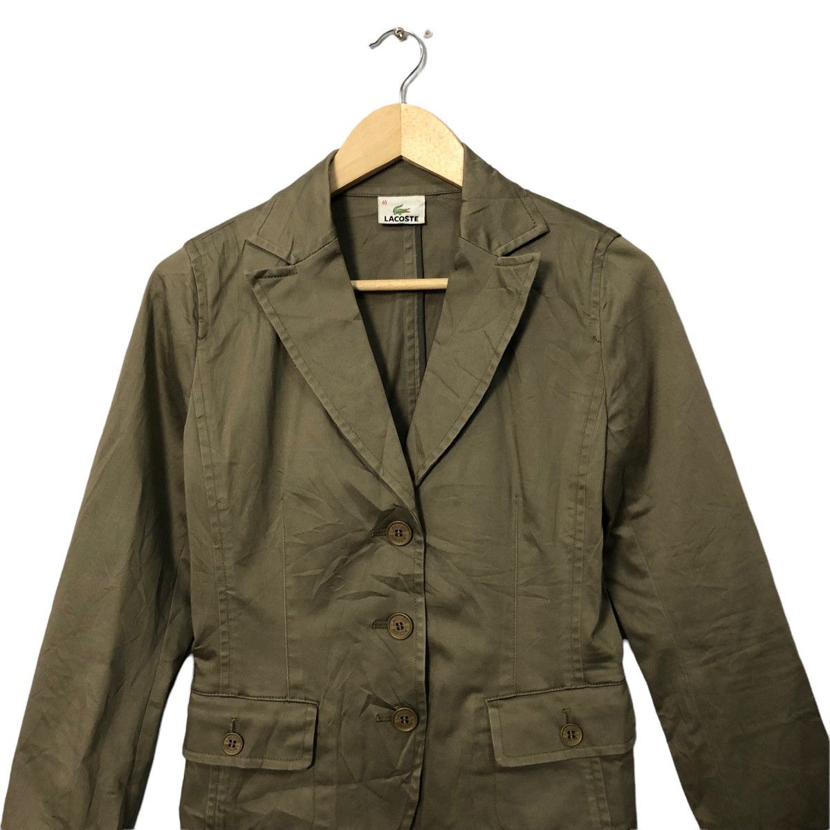 Lacoste Vintage Lacoste Button Ups Blazer Coat Jacket Size XS / US 0-2 / IT 36-38 - 4 Thumbnail