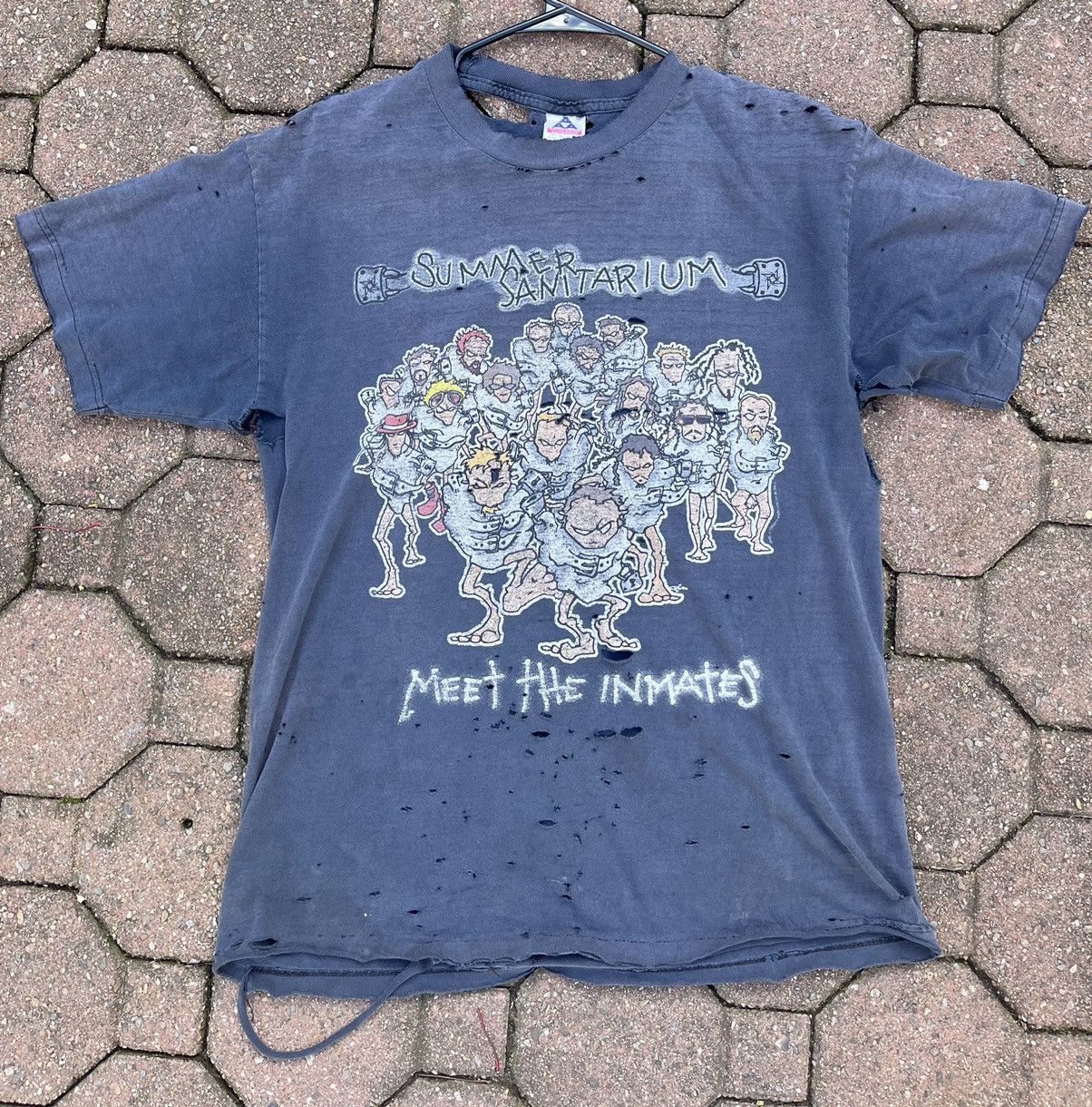 Band Tees × Vintage Vintage Metallica Band Tee Faded Ripped Paper Thin Beauty Size US L / EU 52-54 / 3 - 15 Thumbnail