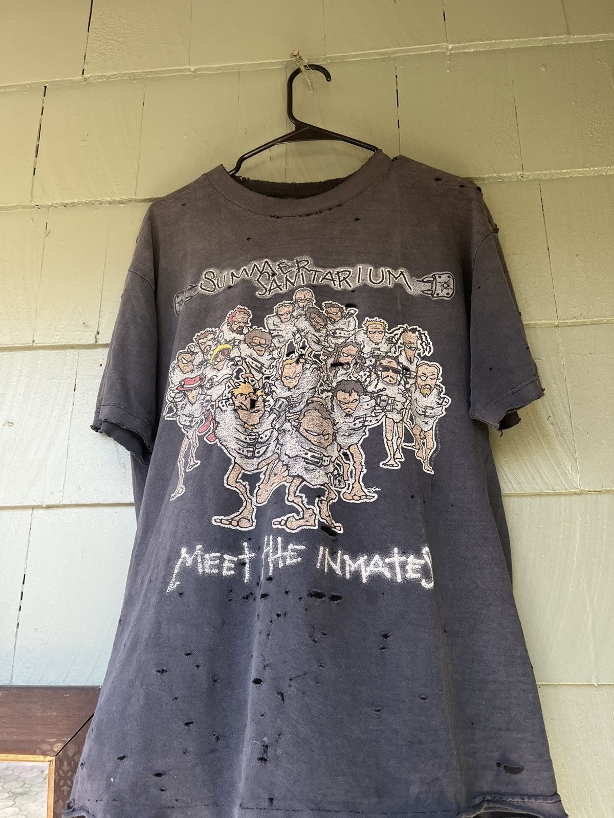 Band Tees × Vintage Vintage Metallica Band Tee Faded Ripped Paper Thin Beauty Size US L / EU 52-54 / 3 - 12 Thumbnail