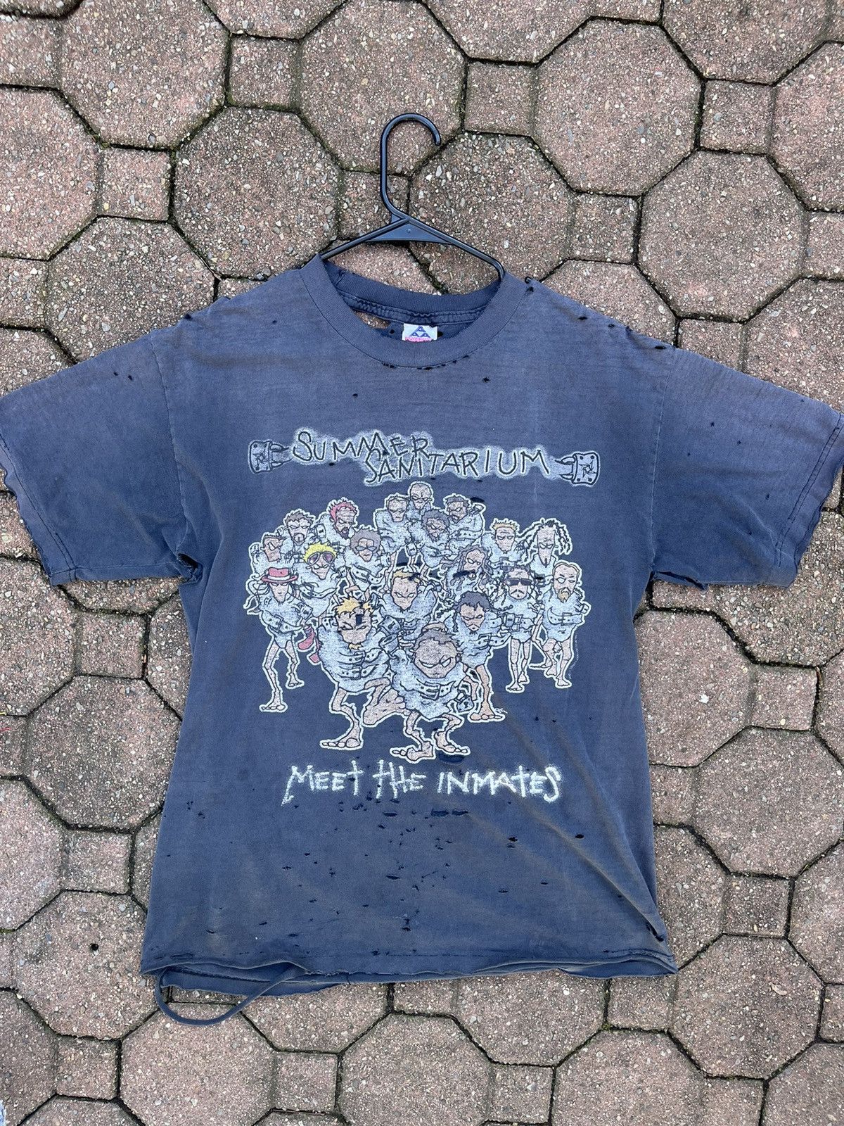 Band Tees × Vintage Vintage Metallica Band Tee Faded Ripped Paper Thin Beauty Size US L / EU 52-54 / 3 - 2 Thumbnail