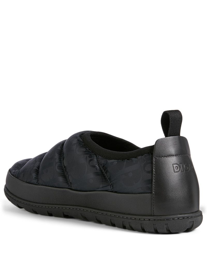 Dior Dior Snow Slipper Black Quilted Oblique Technical Fabric Size US 5.5 / EU 38 - 2 Thumbnail