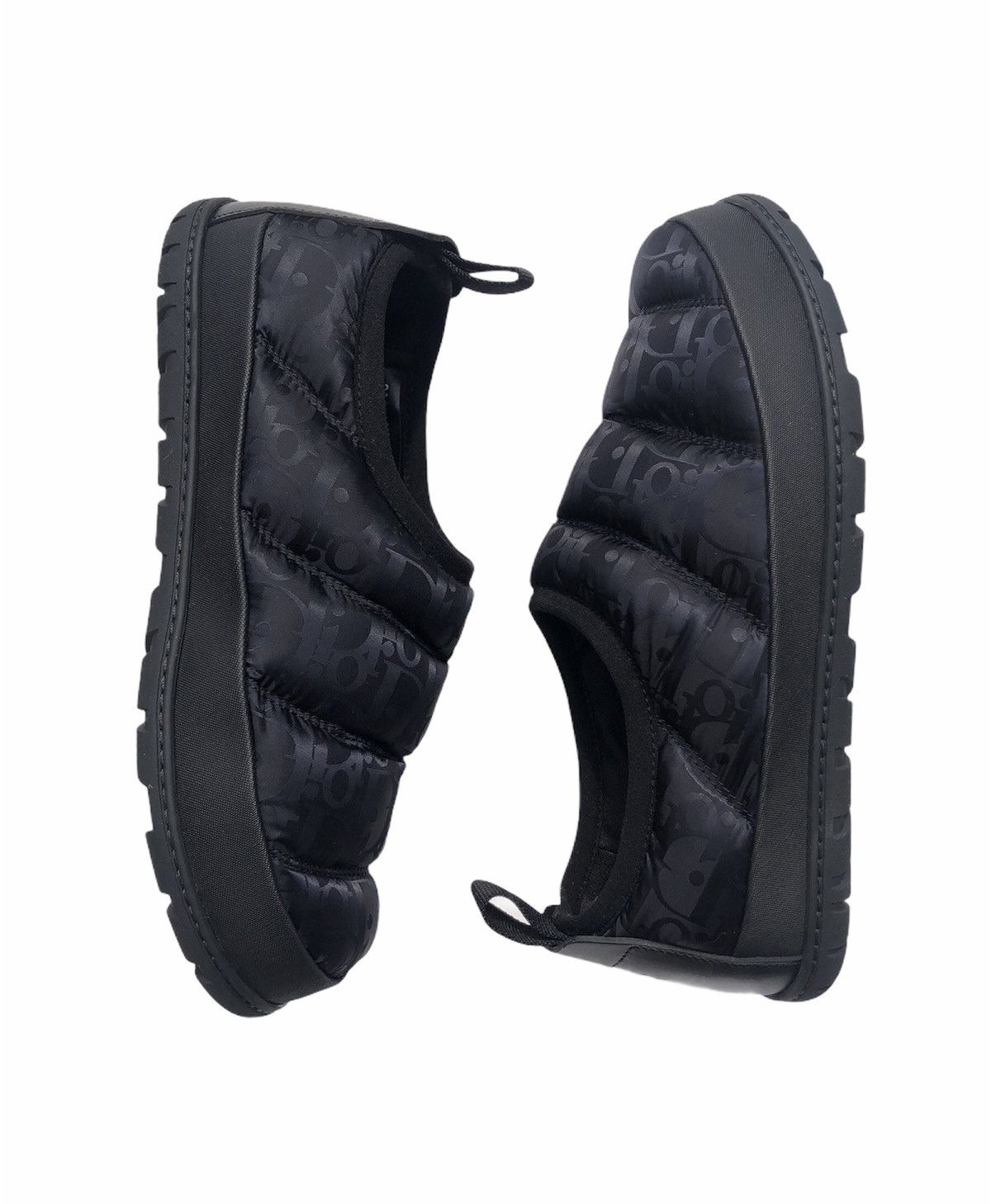 Dior Dior Snow Slipper Black Quilted Oblique Technical Fabric Size US 5.5 / EU 38 - 7 Thumbnail