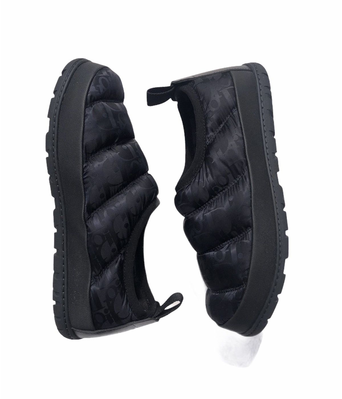 Dior Dior Snow Slipper Black Quilted Oblique Technical Fabric Size US 5.5 / EU 38 - 6 Thumbnail