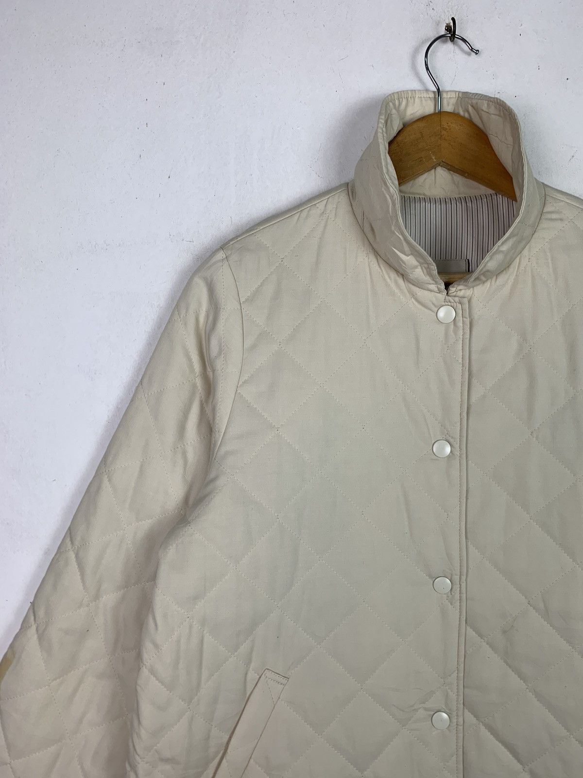Japanese Brand Vintage Crocodile quilted jacket Size US L / EU 52-54 / 3 - 4 Thumbnail