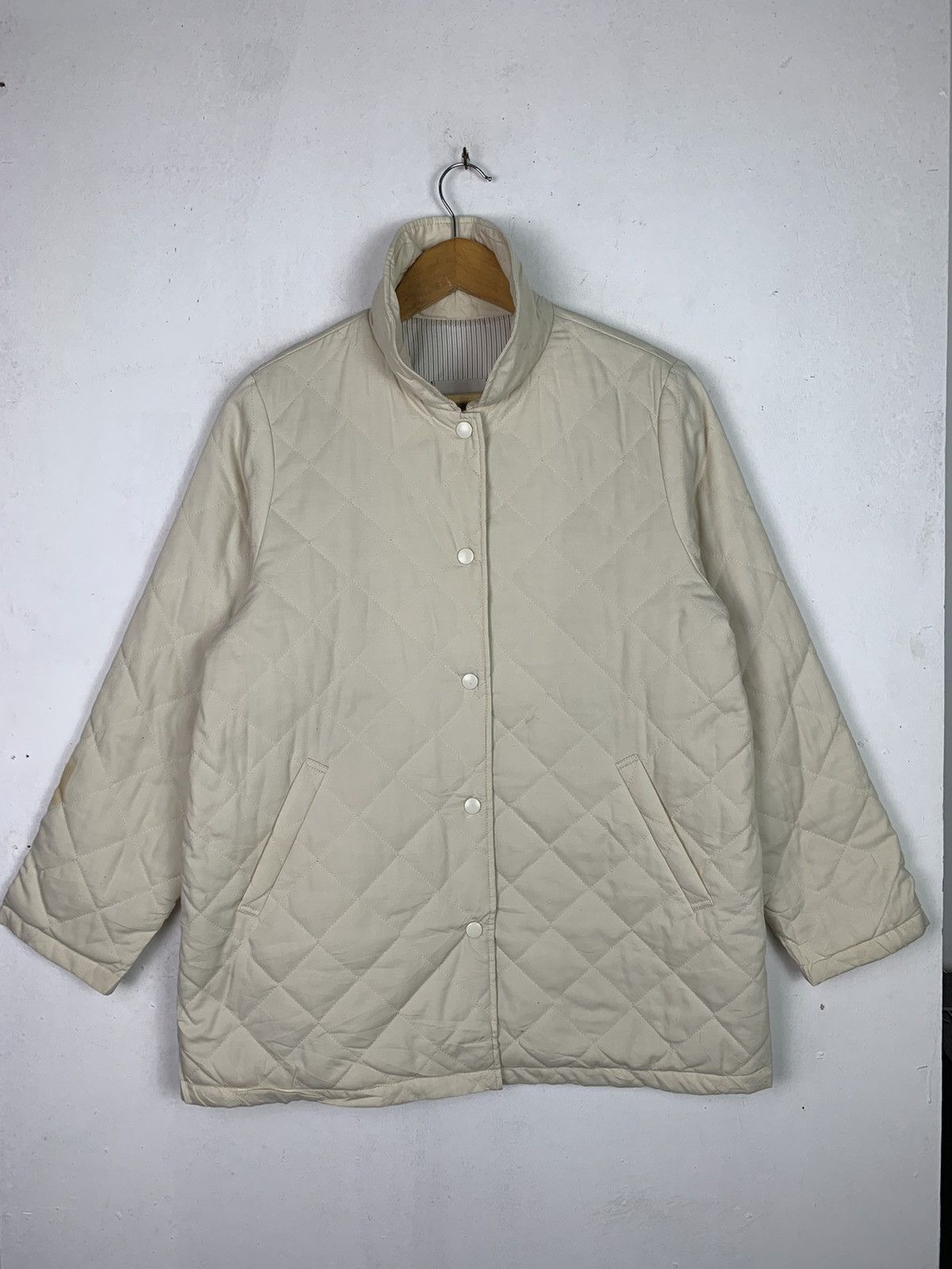 Japanese Brand Vintage Crocodile quilted jacket Size US L / EU 52-54 / 3 - 1 Thumbnail