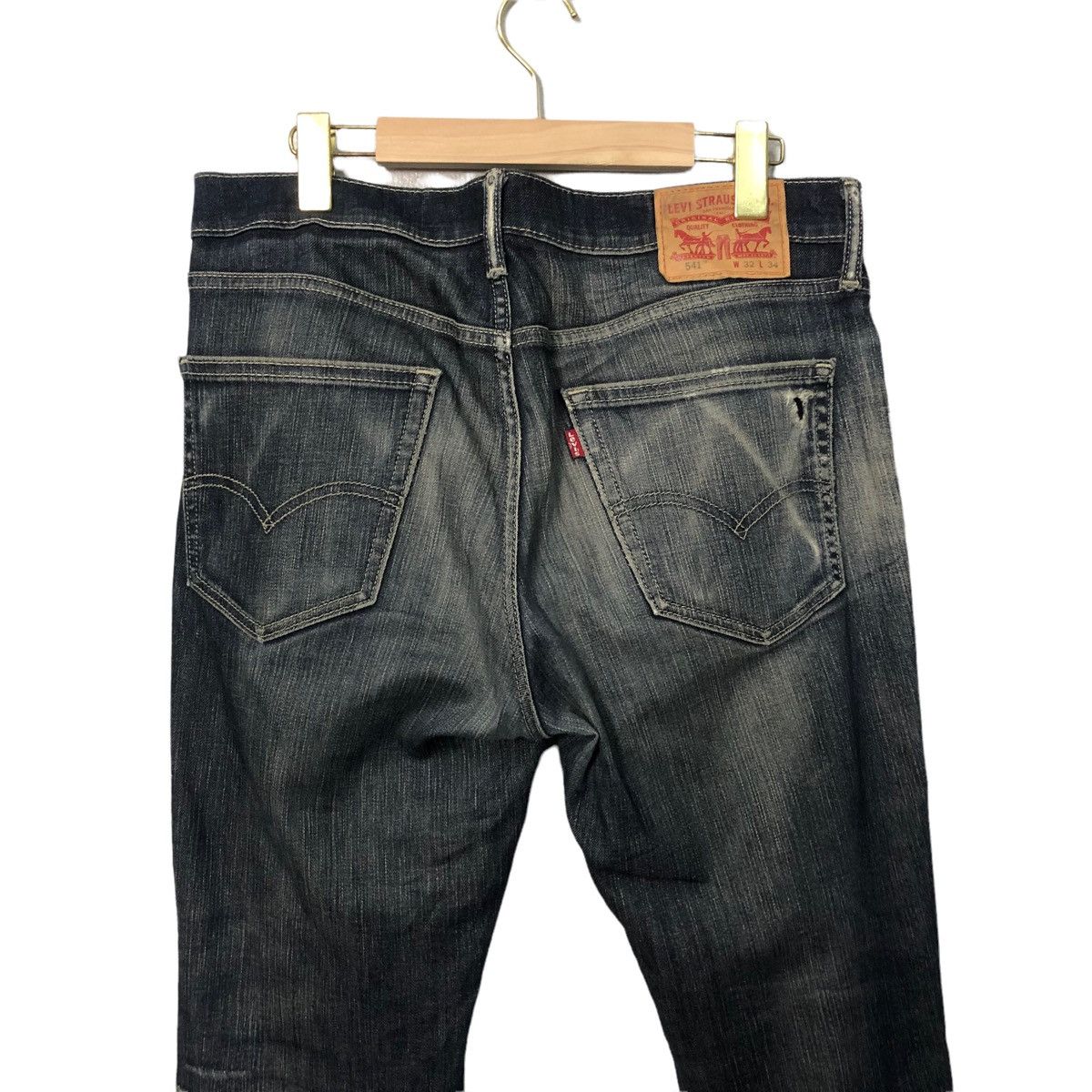 Levi's Vintage Levis Lot 541 Faded Distressed Denim Pants W35 Size US 35 - 6 Thumbnail