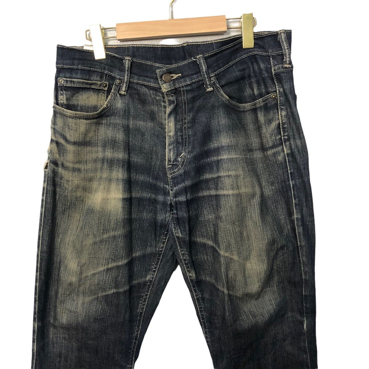 Levi's Vintage Levis Lot 541 Faded Distressed Denim Pants W35 Size US 35 - 2 Thumbnail